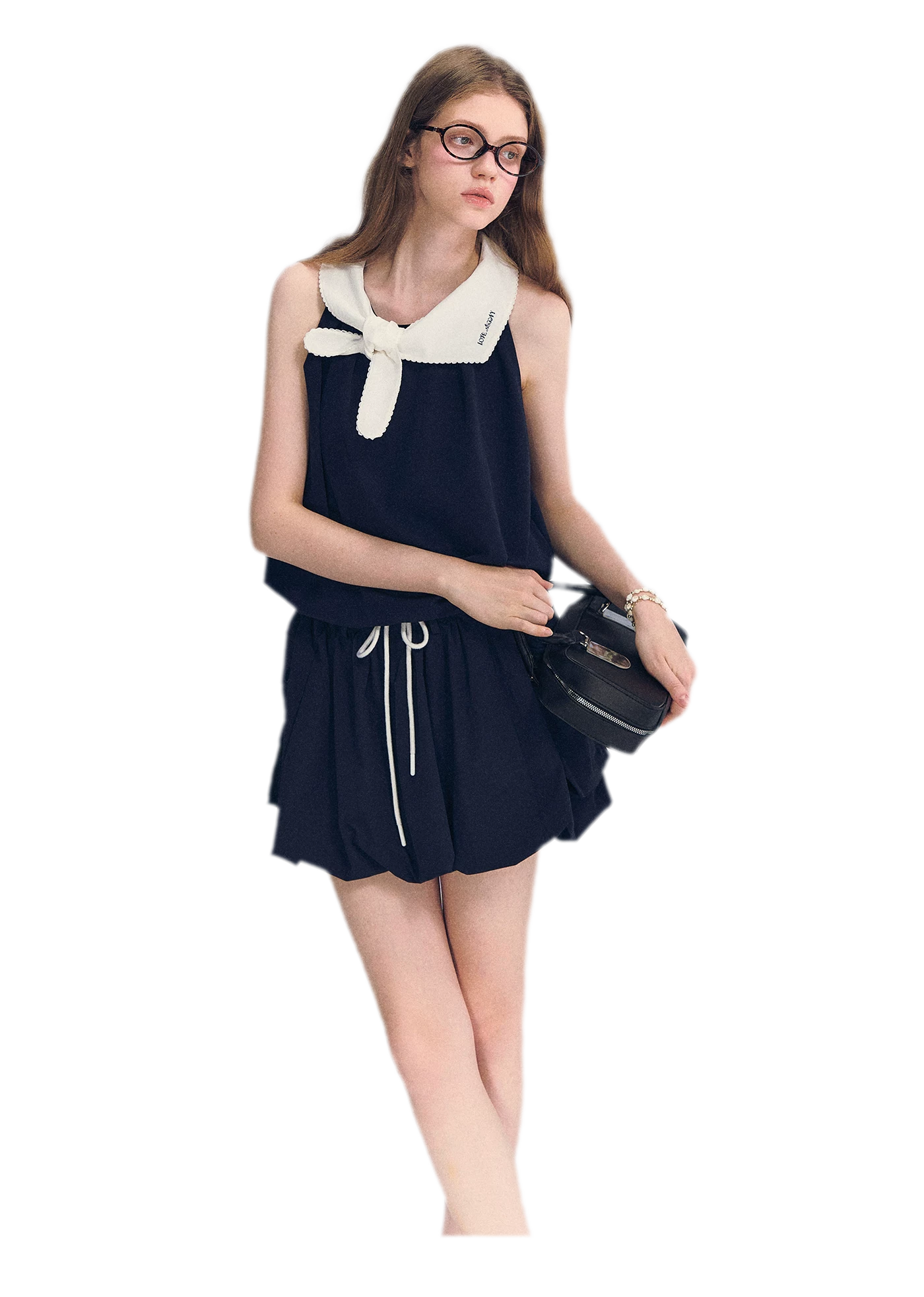 Rabbit Ear Peplum Top