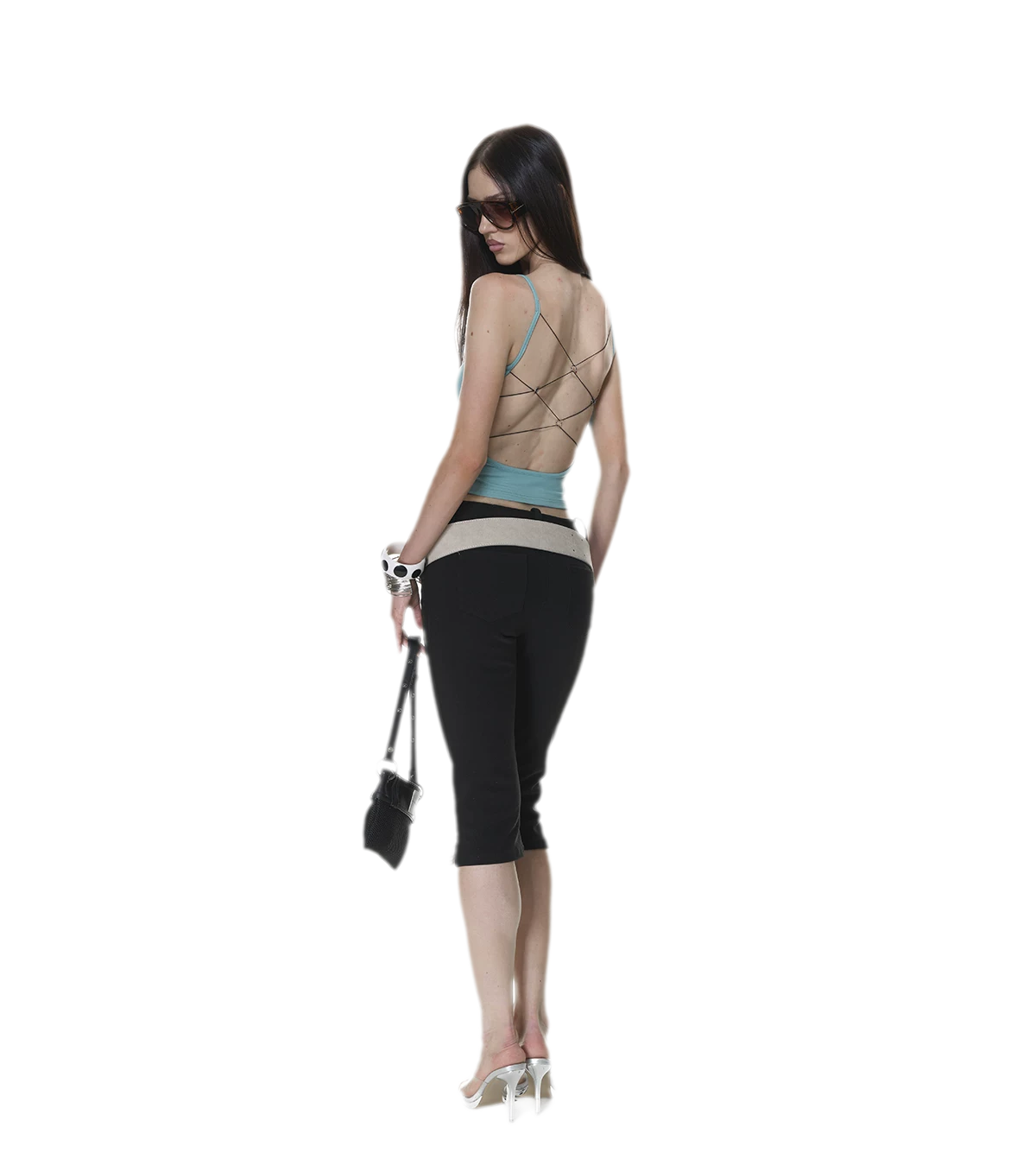 Cross Back Ribbed Cami