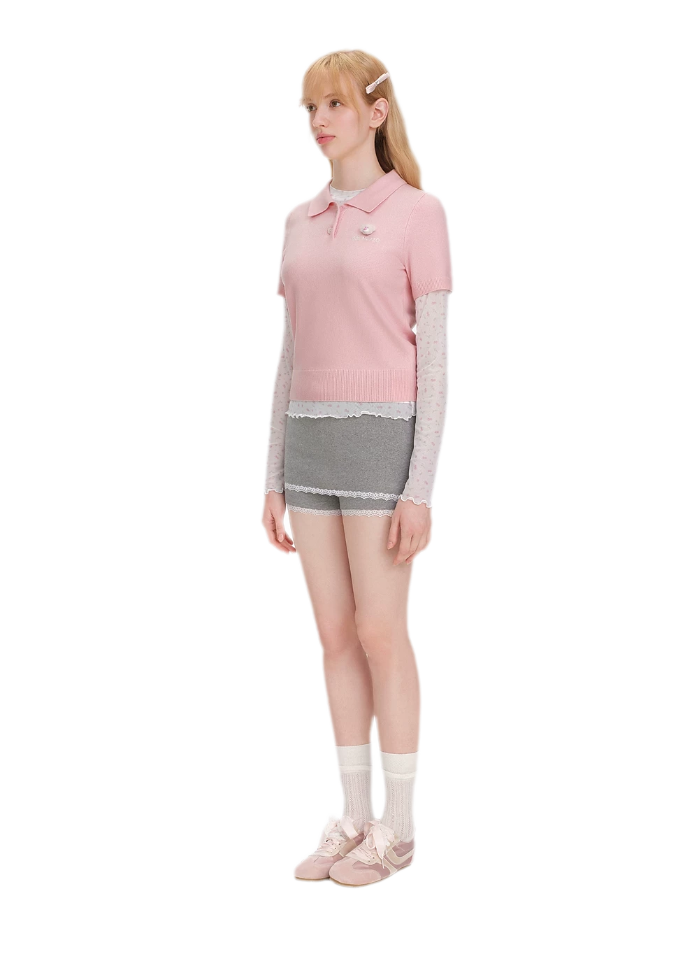 Polo Knit Short Sleeve Tee