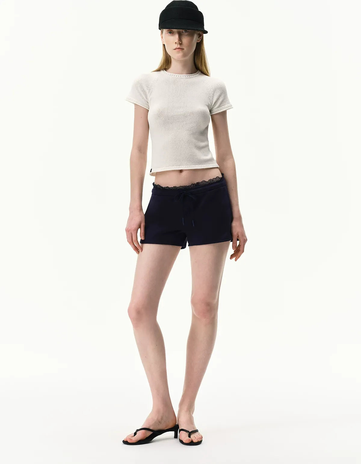 Lace Waist Shorts