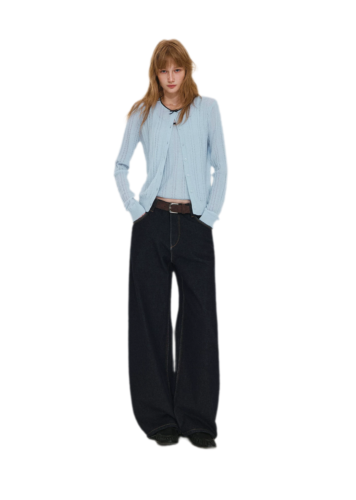 Wool-Blend Bow Knit Set
