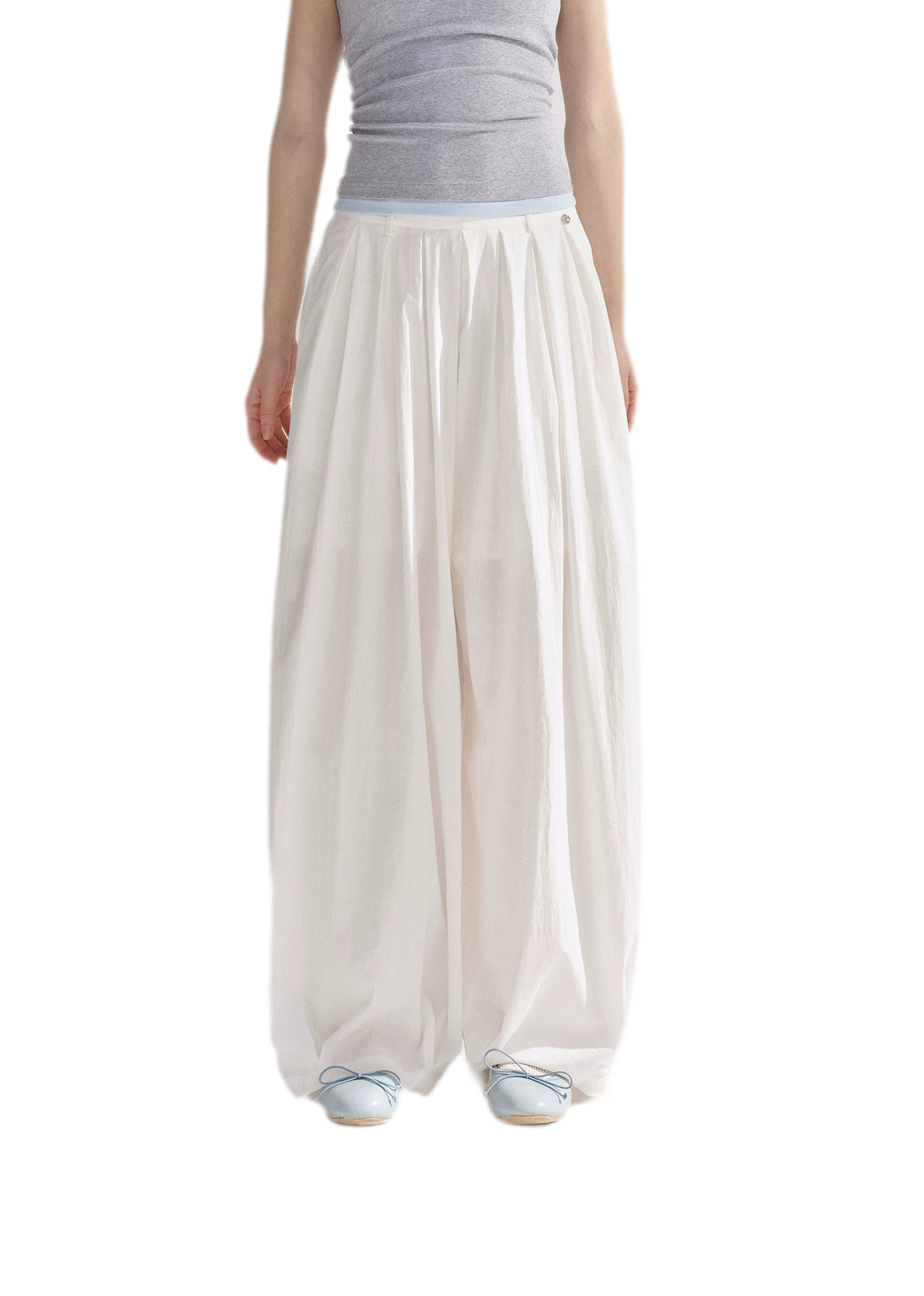 Pleated Balloon Relaxed Pants