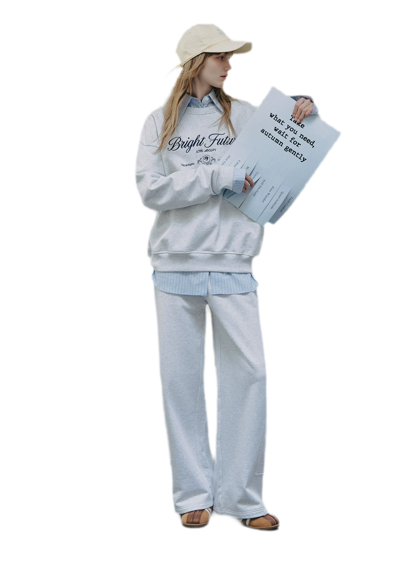 Embroidered Graphic Crewneck Sweatshirt