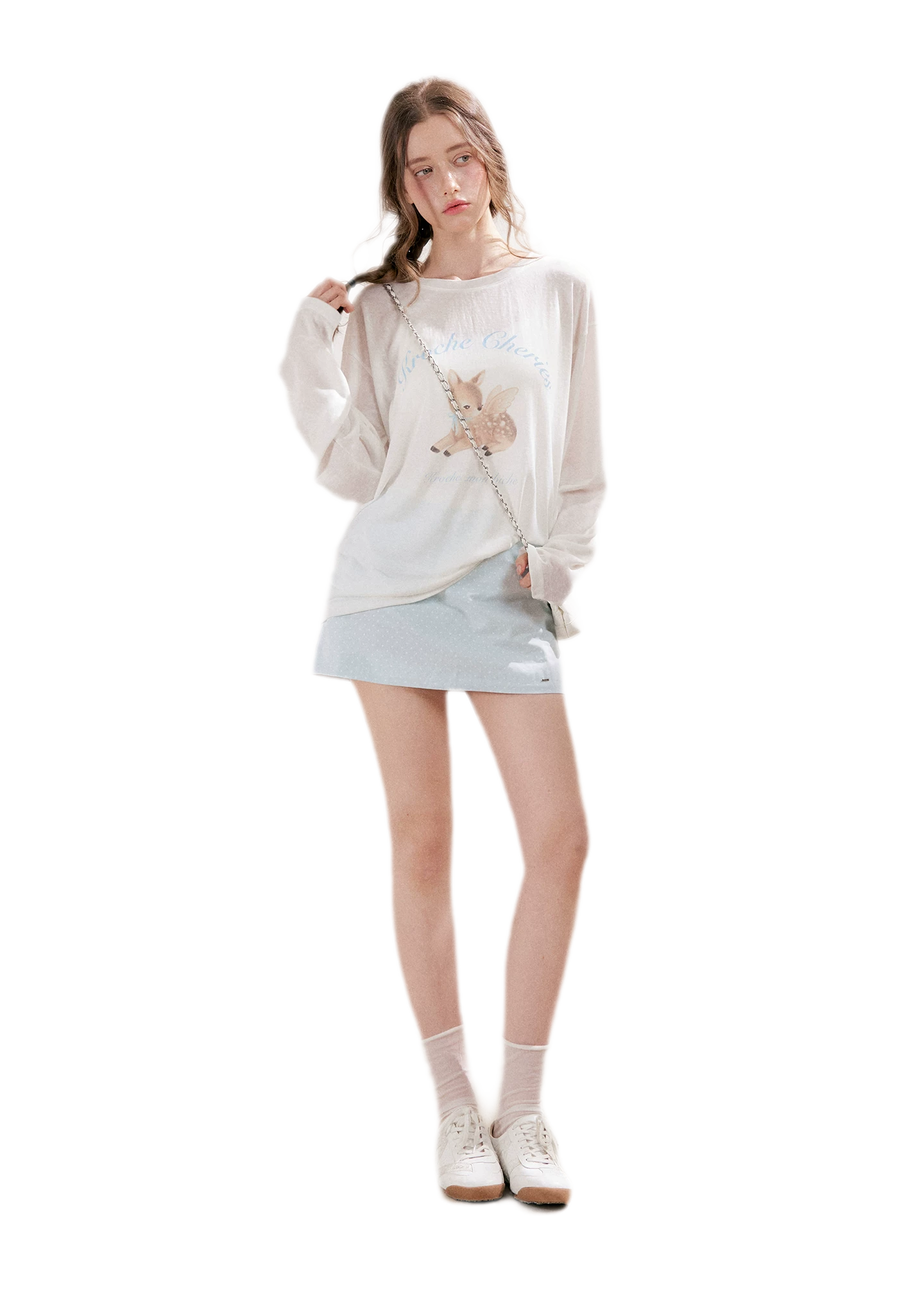 Hand-Painted Deer Shirt