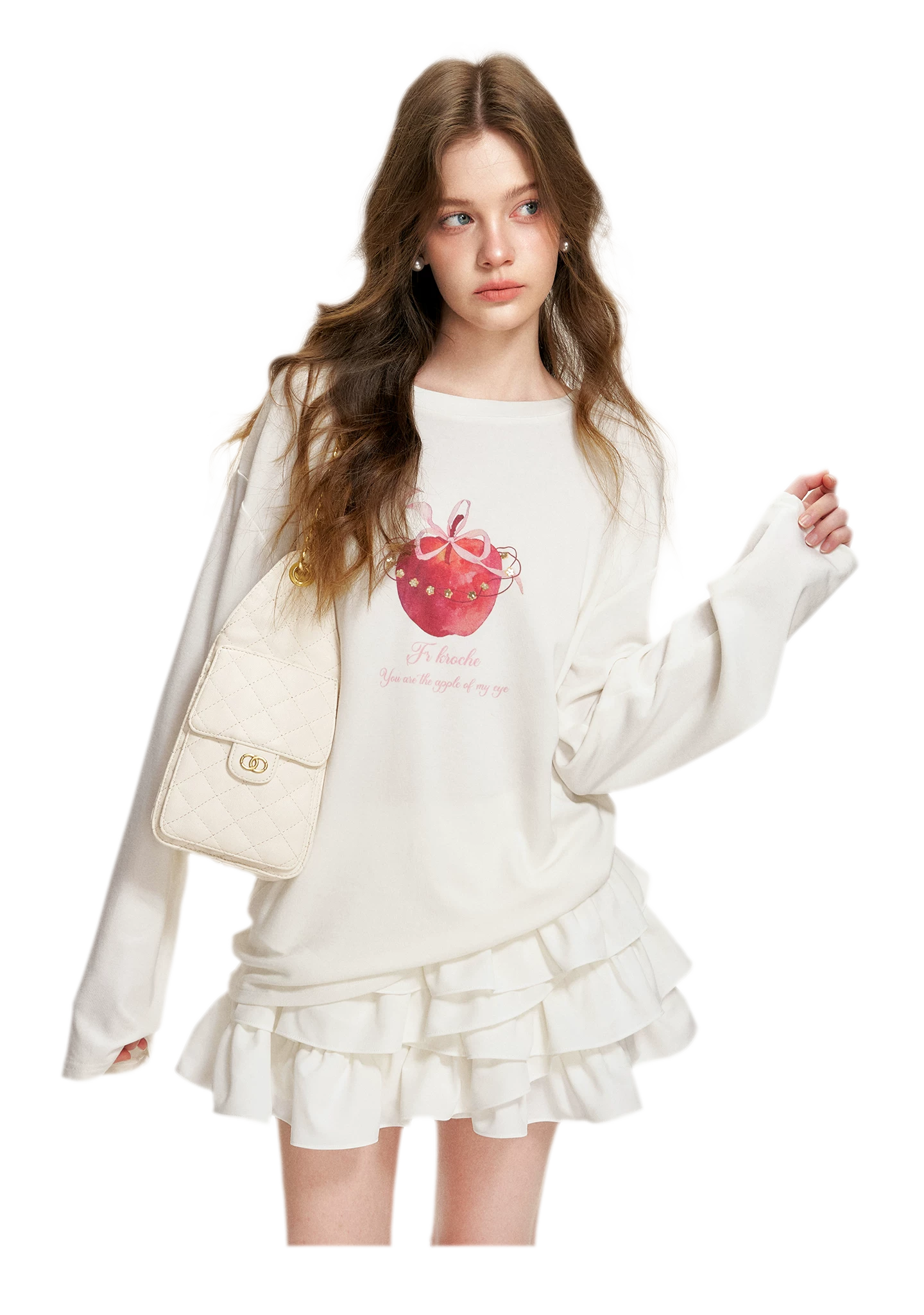 Sequin Apple T-Shirt