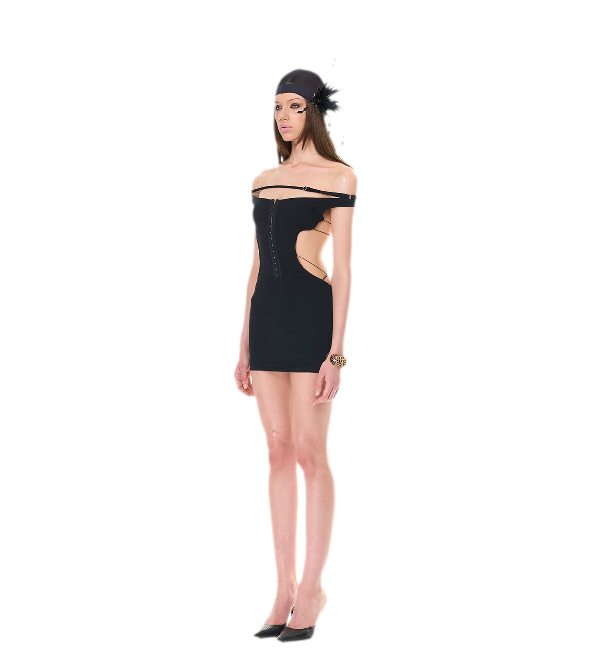 Back Lace Knit Dress