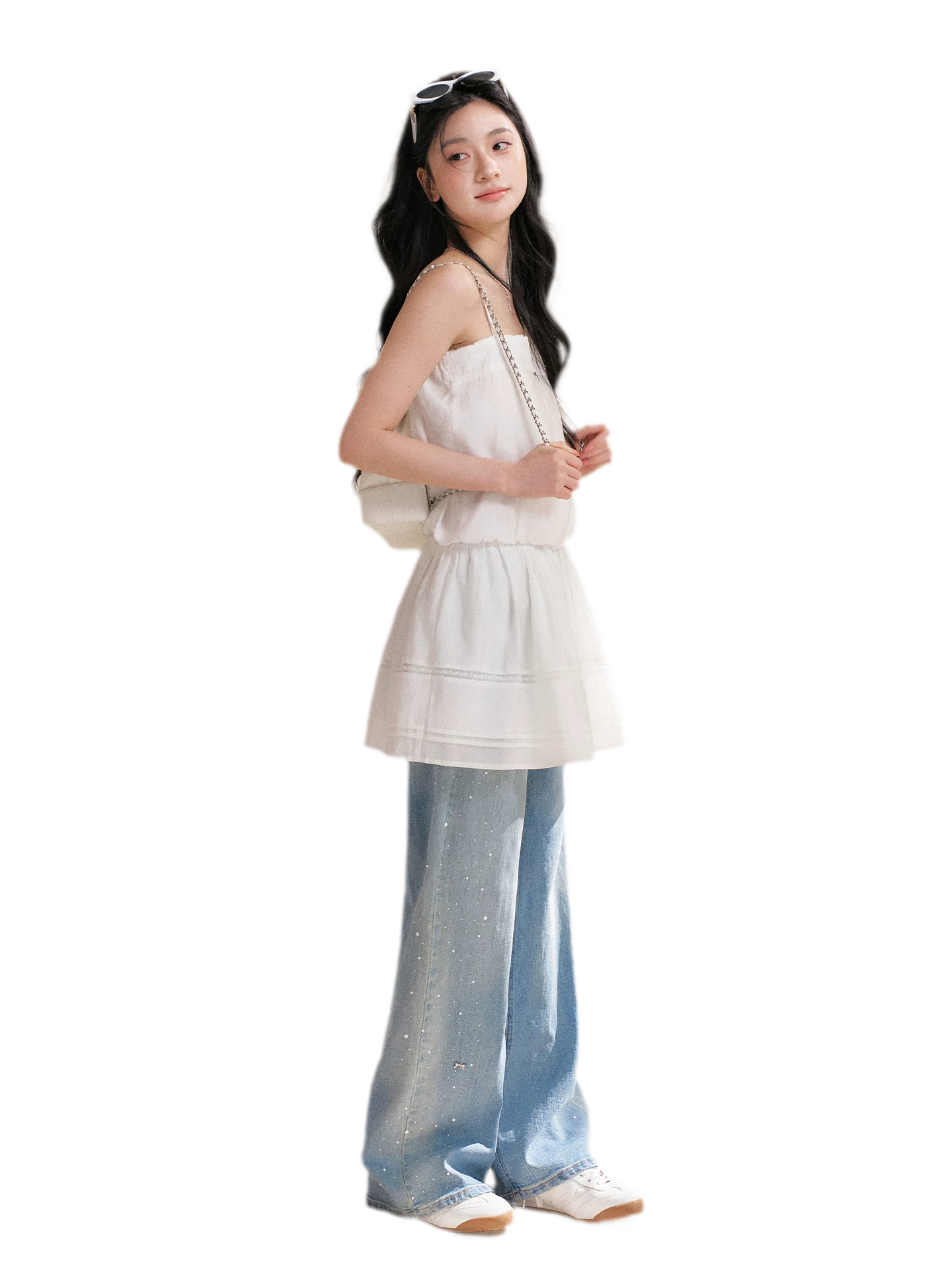 Staycation Straight Leg Moonlight Jeans