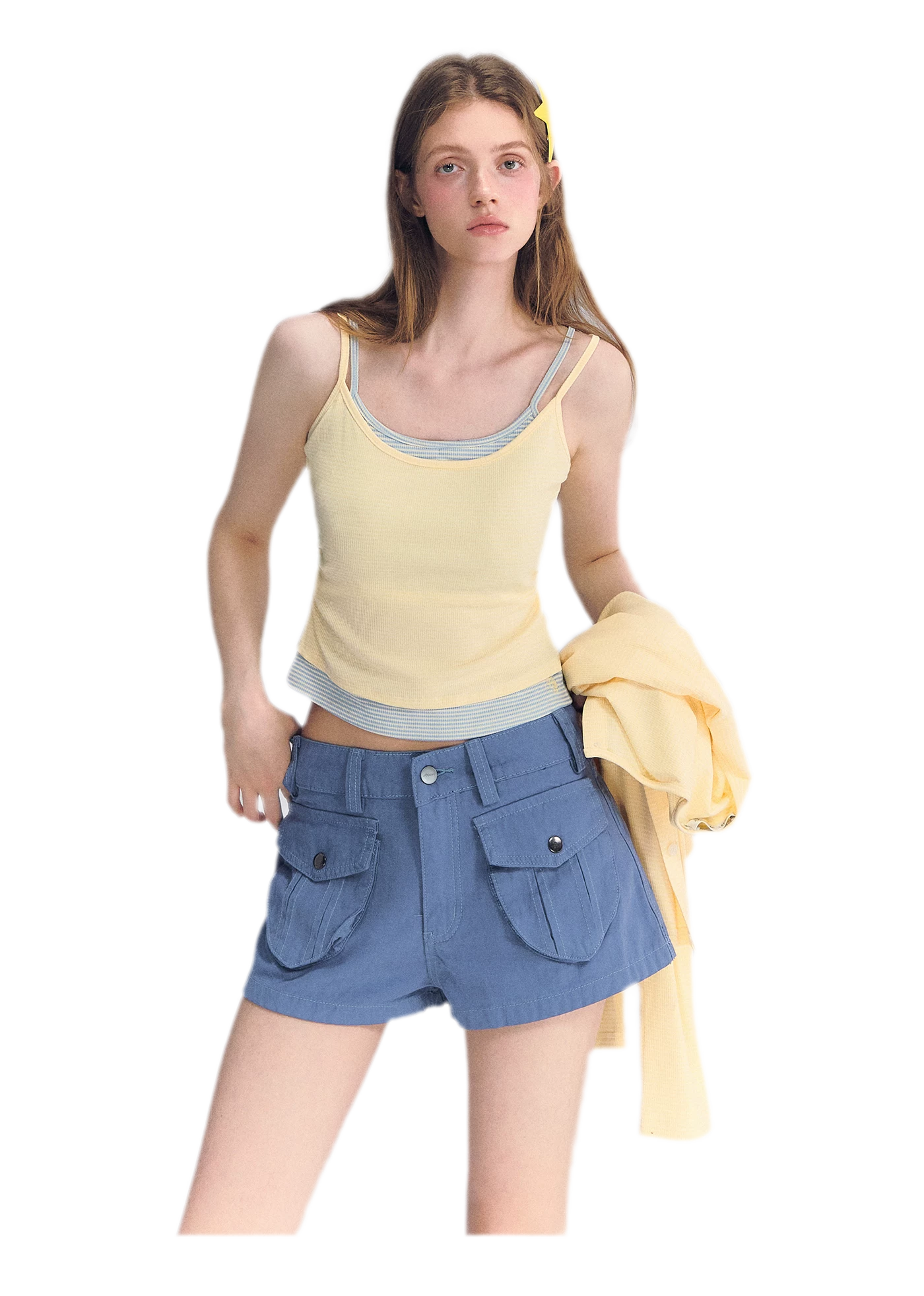 Low-Waist Cargo Shorts