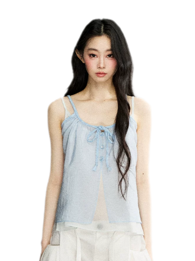 Two-Piece Tie Cardigan Set