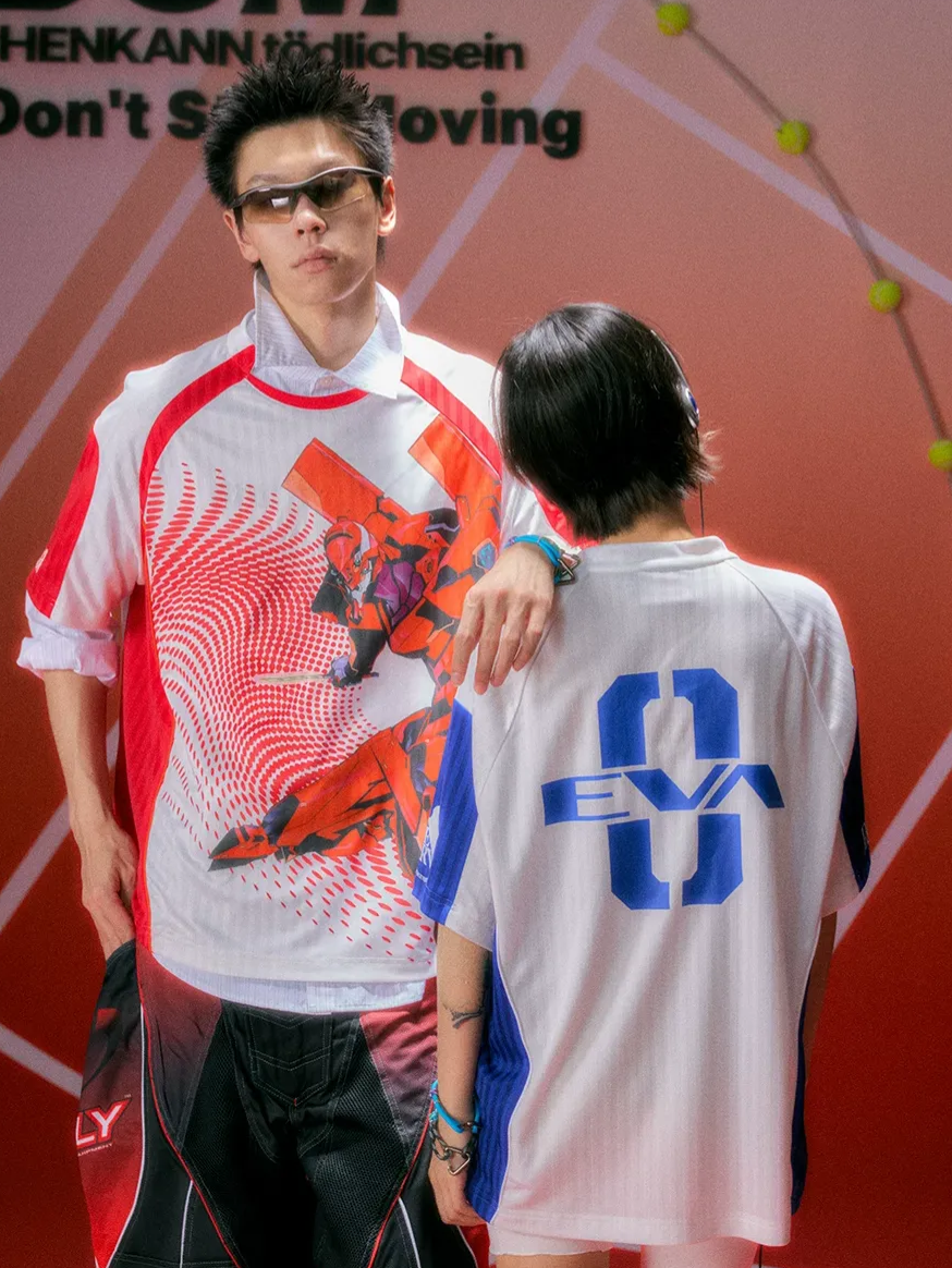 Digital Print Raglan Jersey T-Shirt
