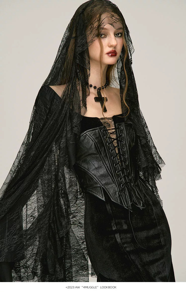Velvet Witch Mermaid Maxi Dress