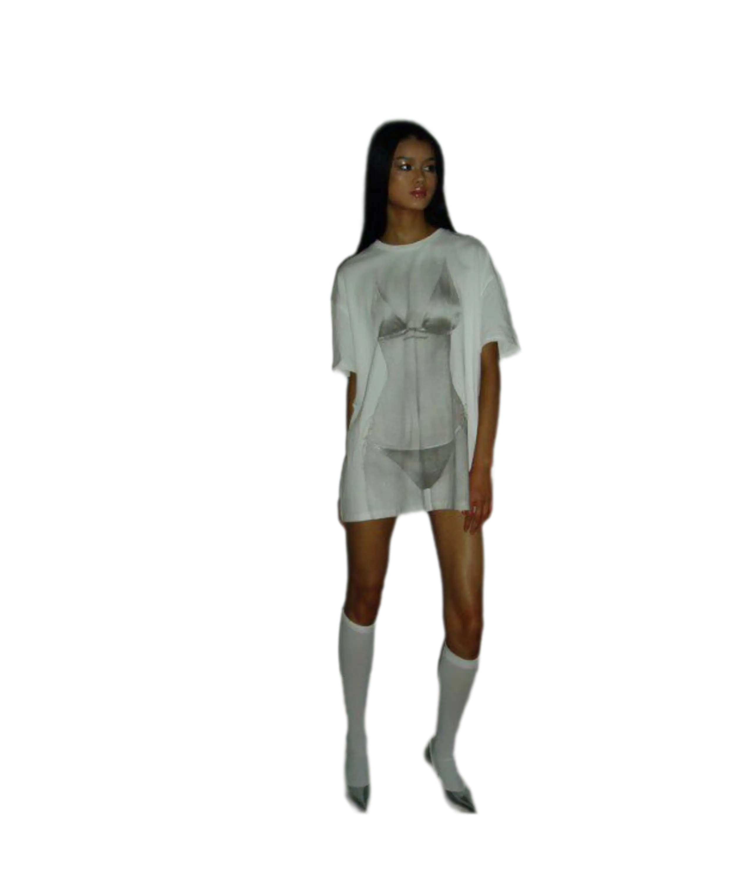 Bikini Illusion Cotton Tee