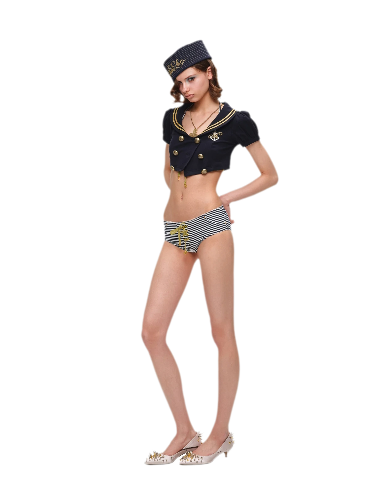 Navy Style Three-Piece Set