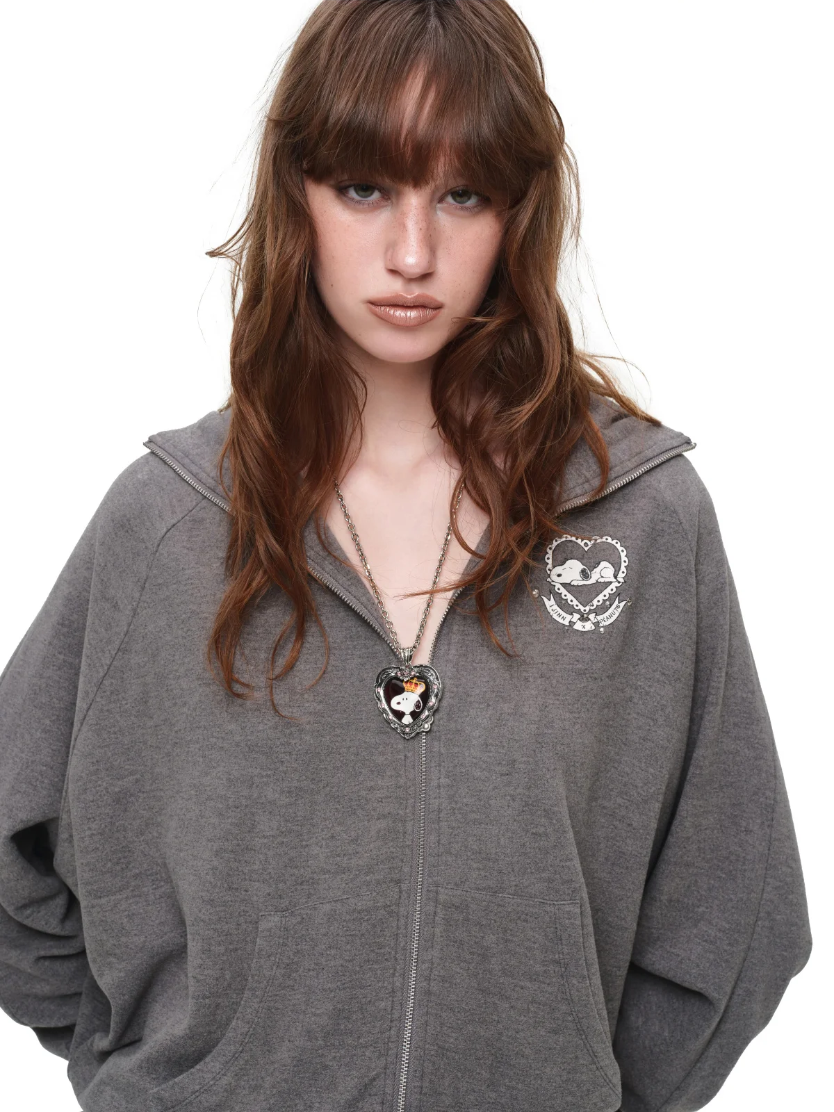 Brushed Knit Batwing Hoodie Set