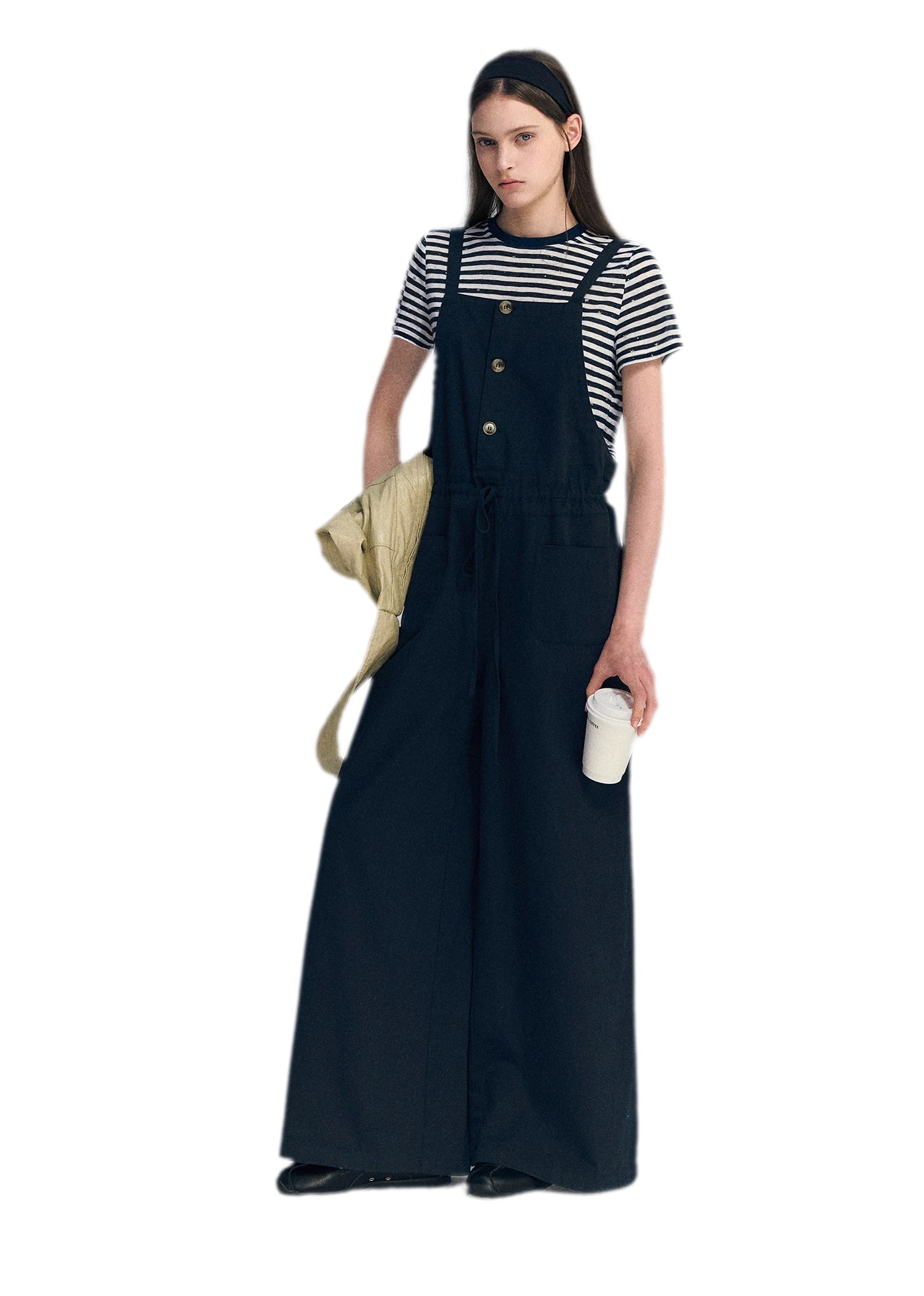 Drawstring Jumpsuit
