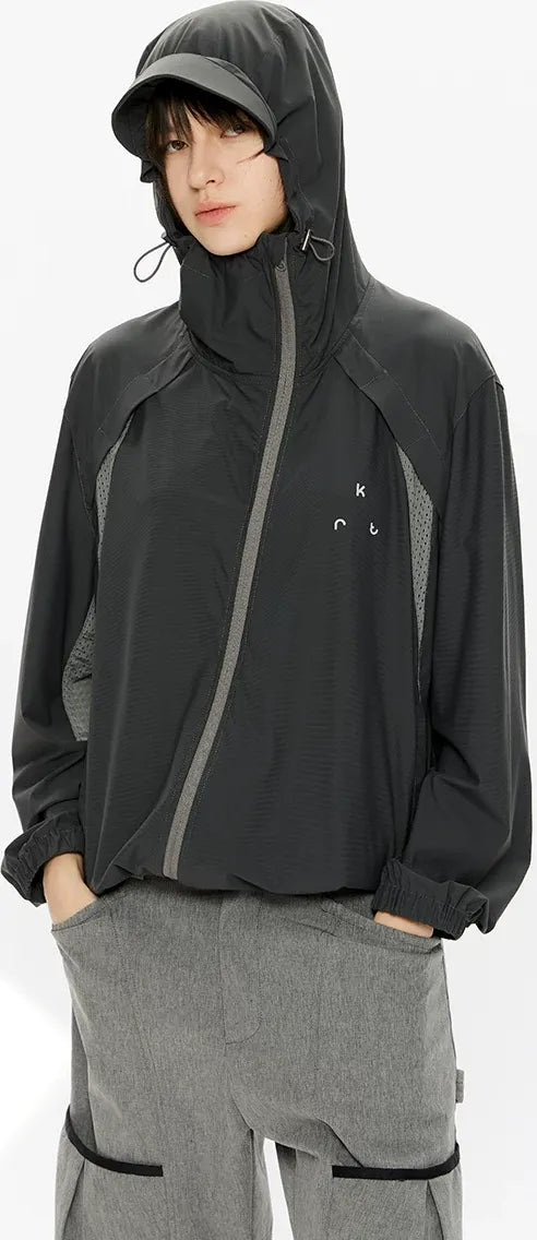 UPF100+ Stretch Hooded Sun Jacket
