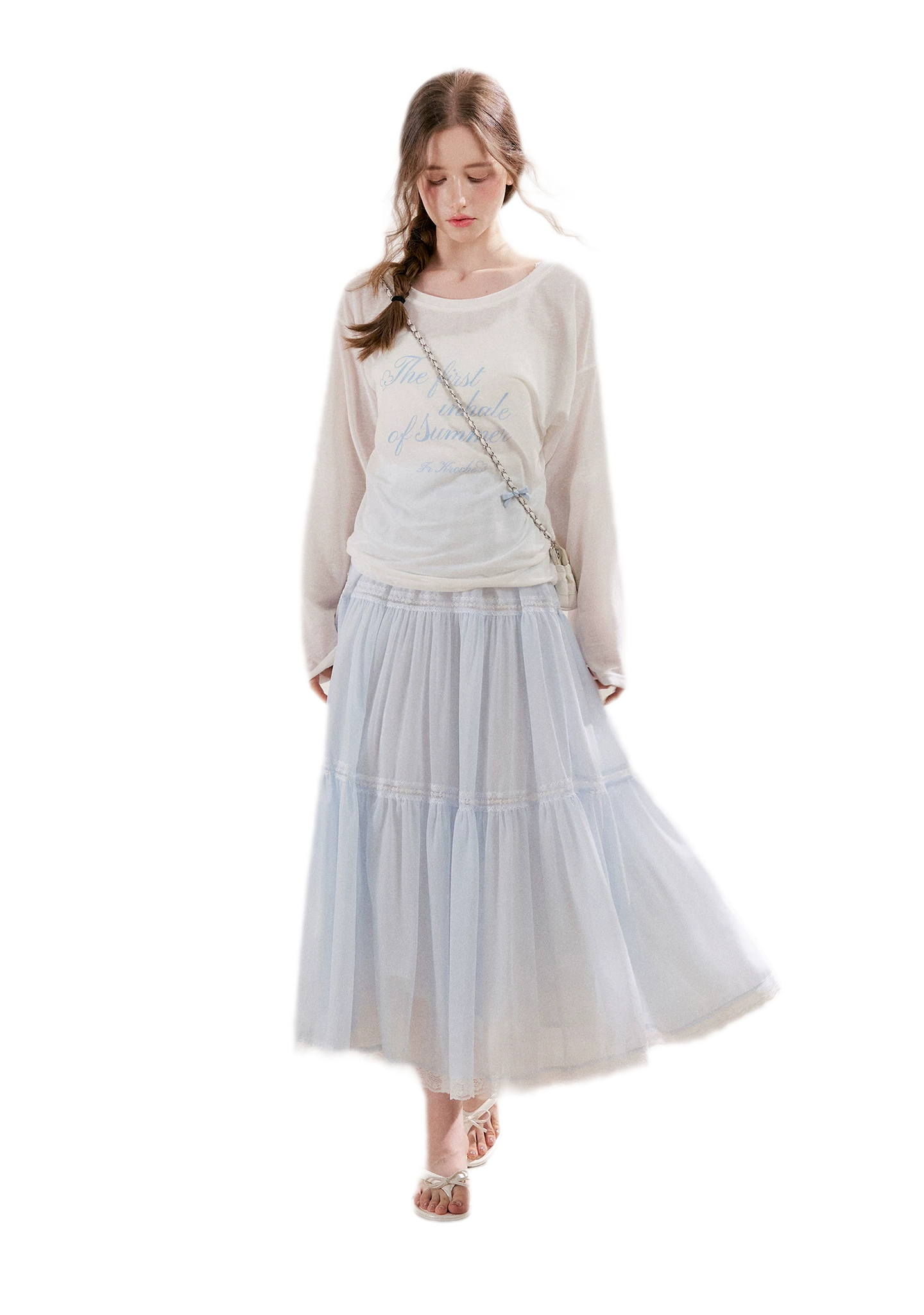 Lace Tiered Skirt