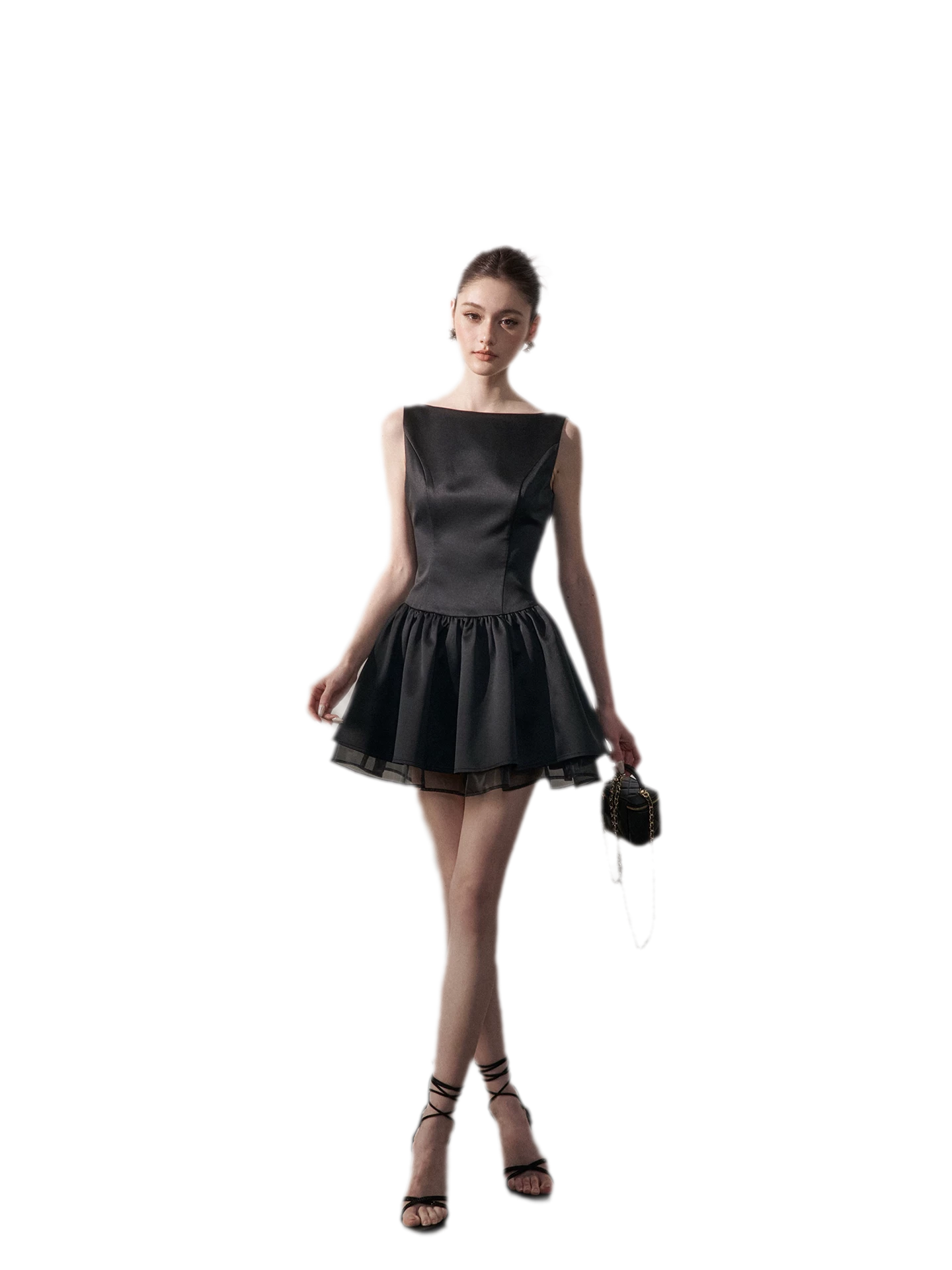 Bow Back Mini Dress