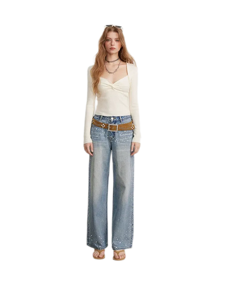 Twist Front Knit Top