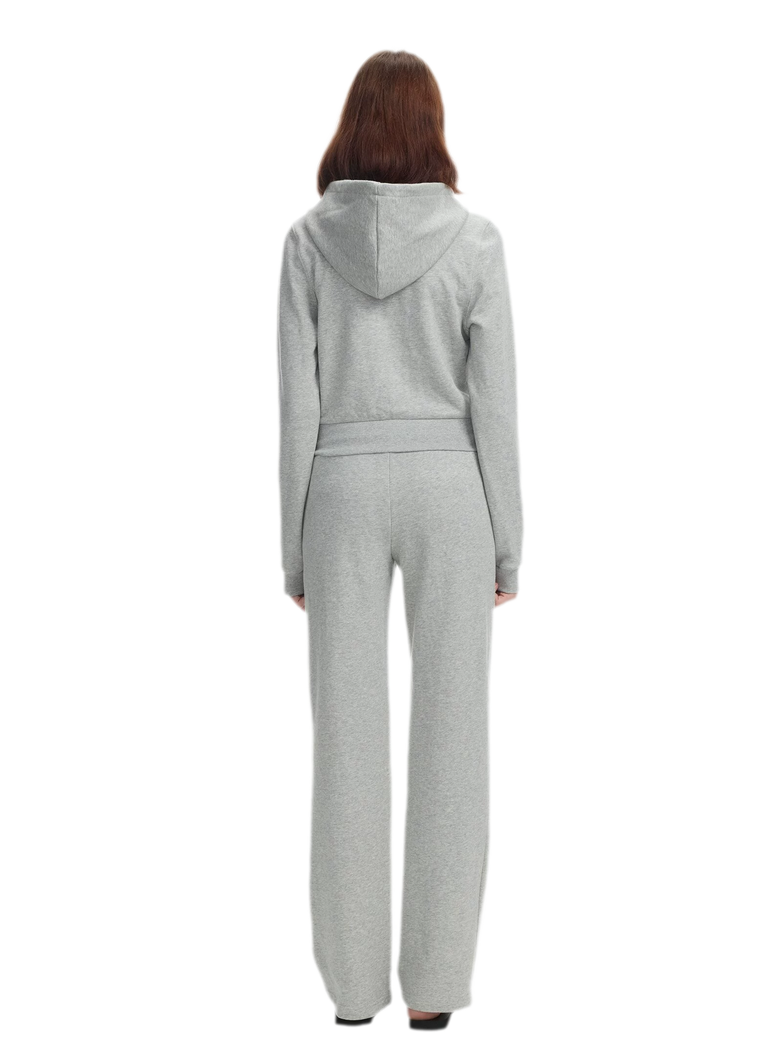 Washed Ribbed Low-Rise Sweatpants