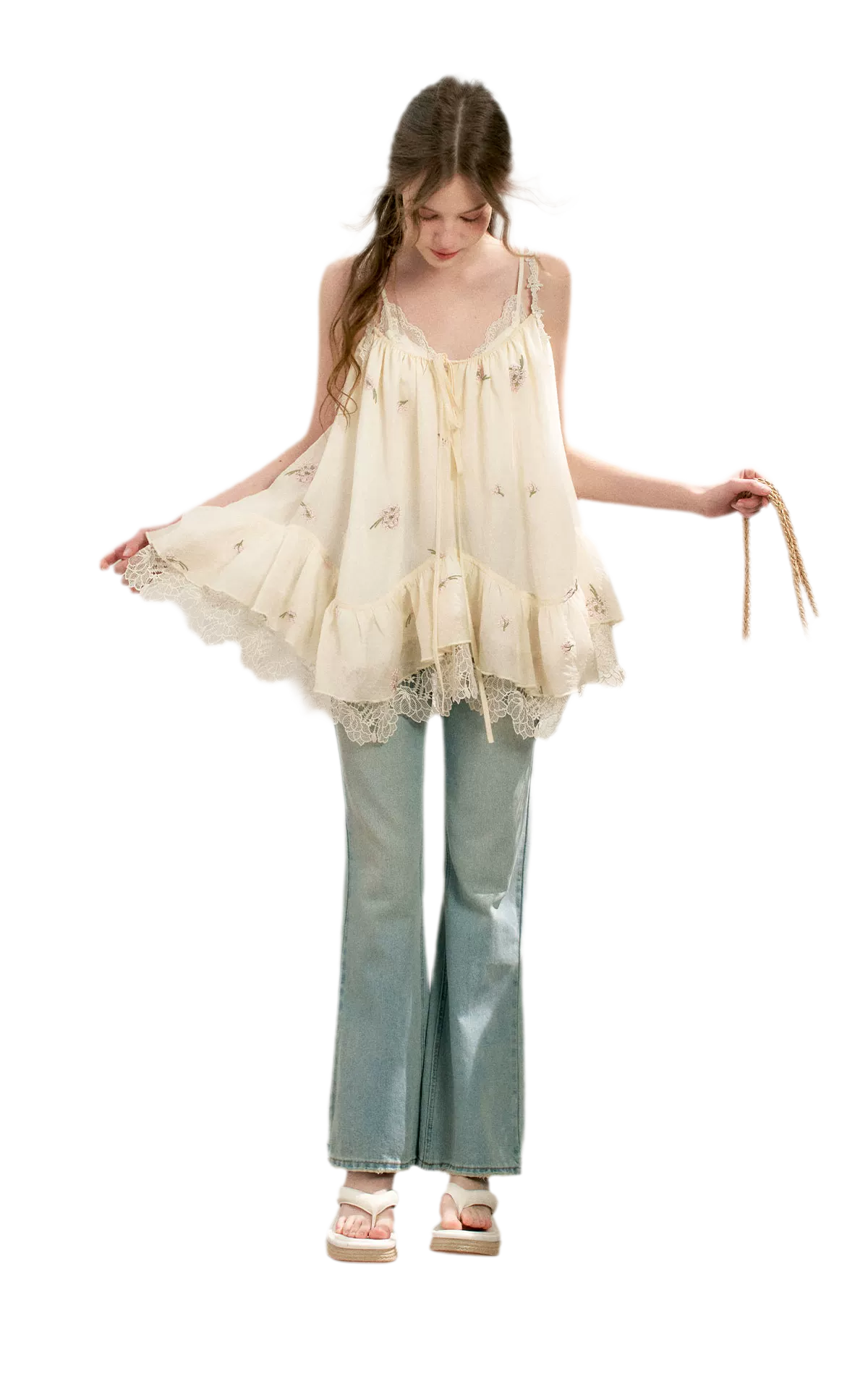 Lace Embroidered Camisole