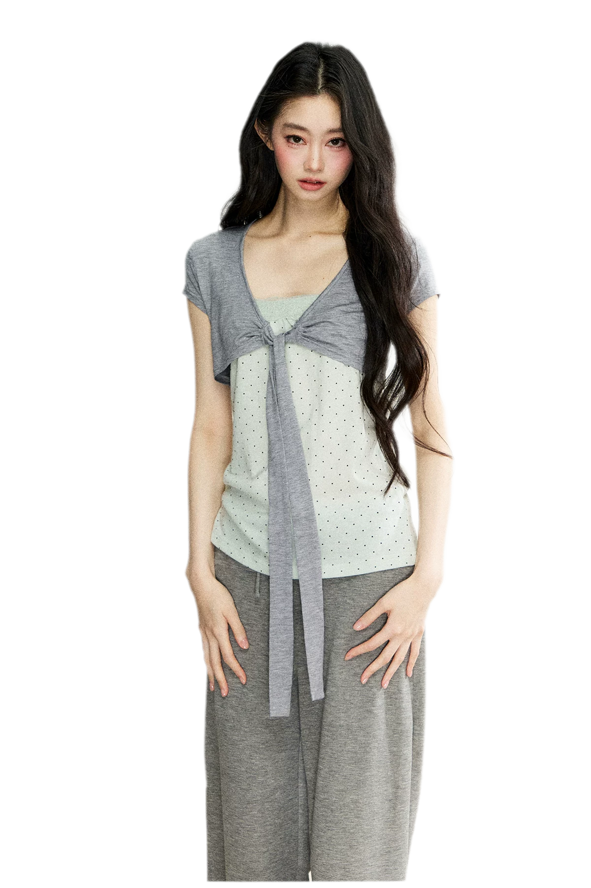 Polka Dot Knit Set