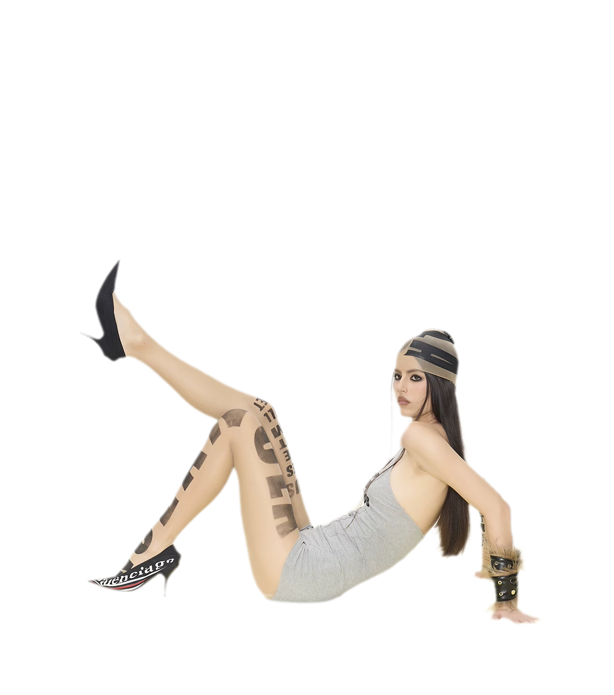 Sheer Letter Tights