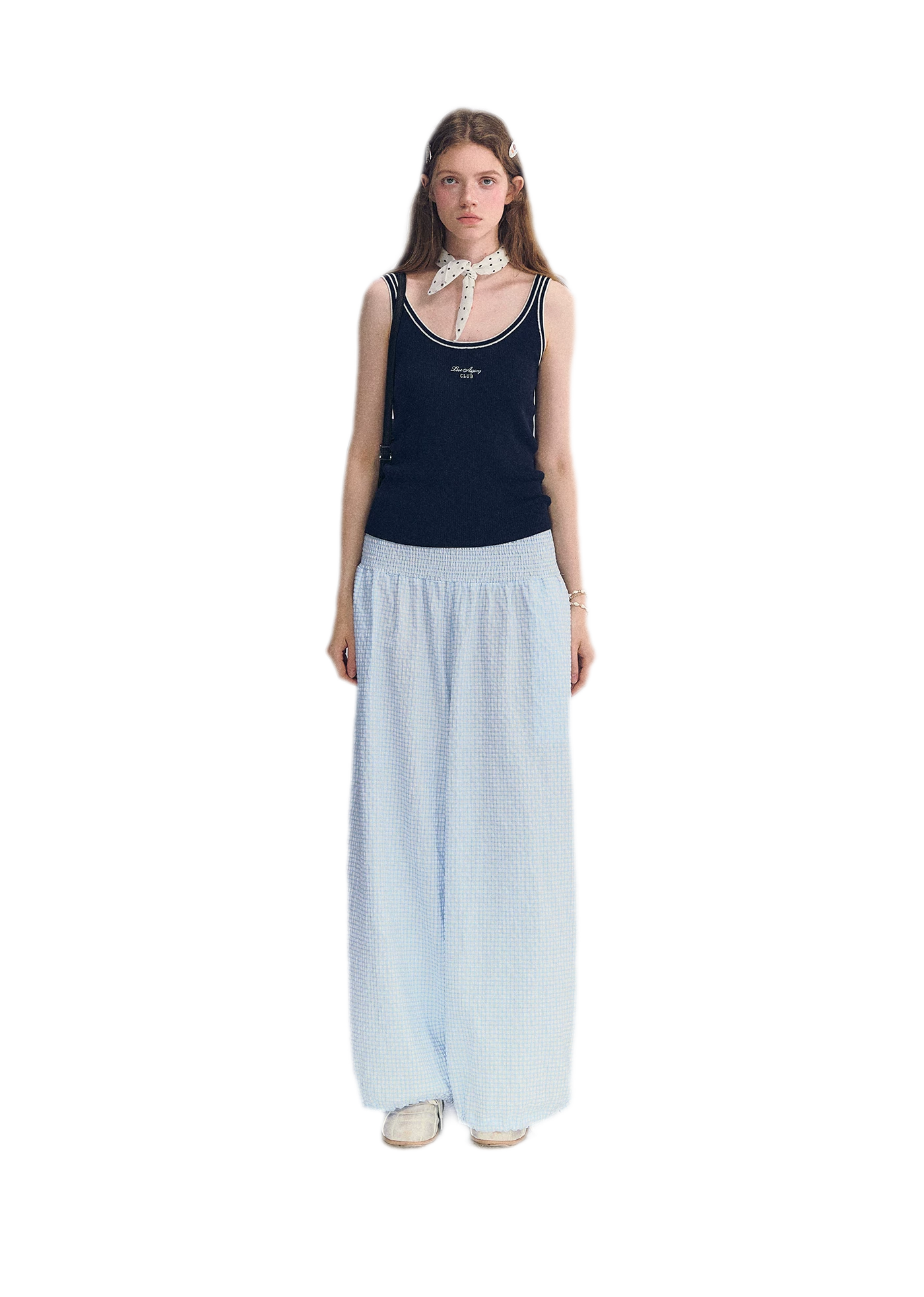 Lyocell Embroidered Tank