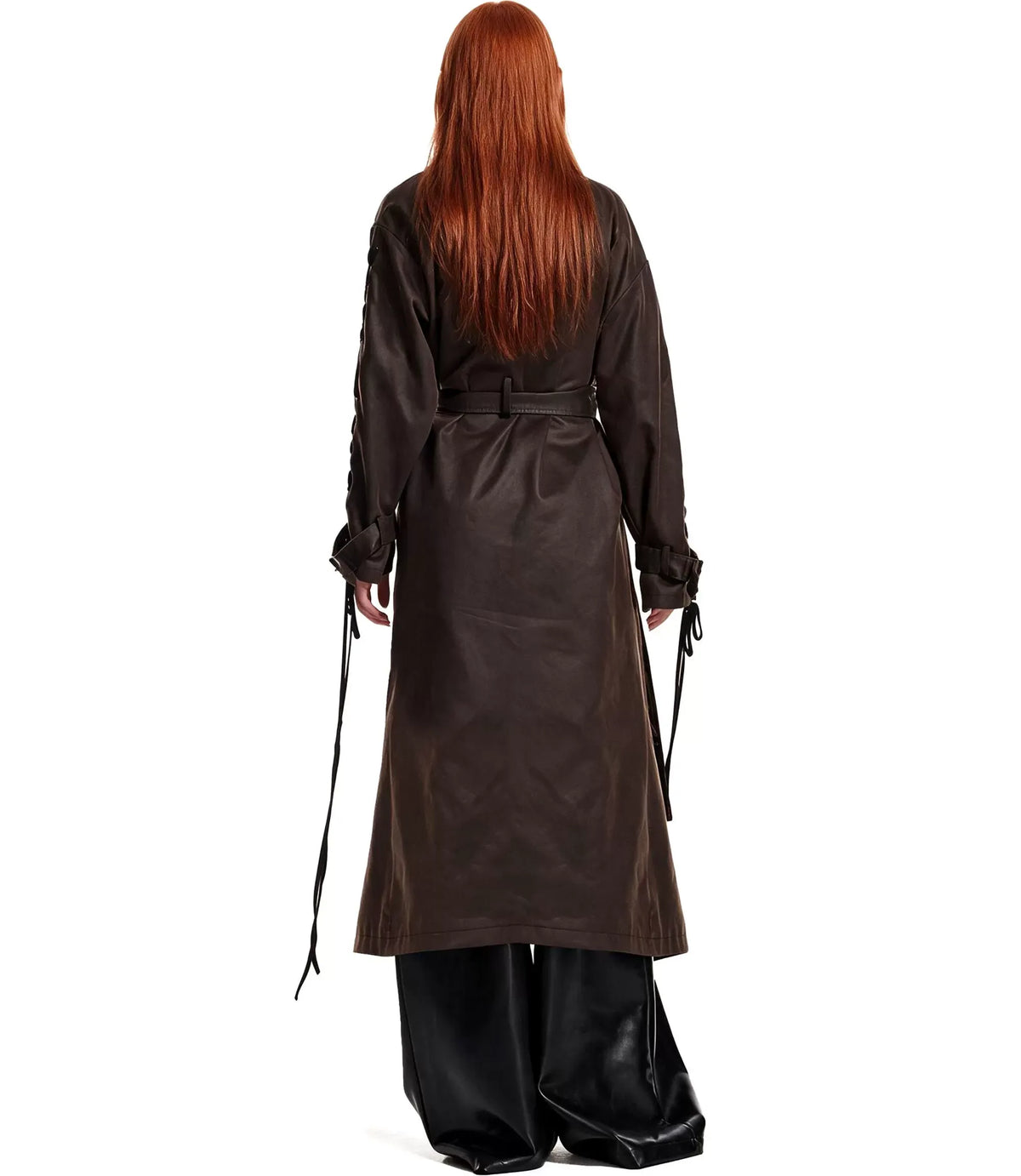 Distressed Punk Trench Coat