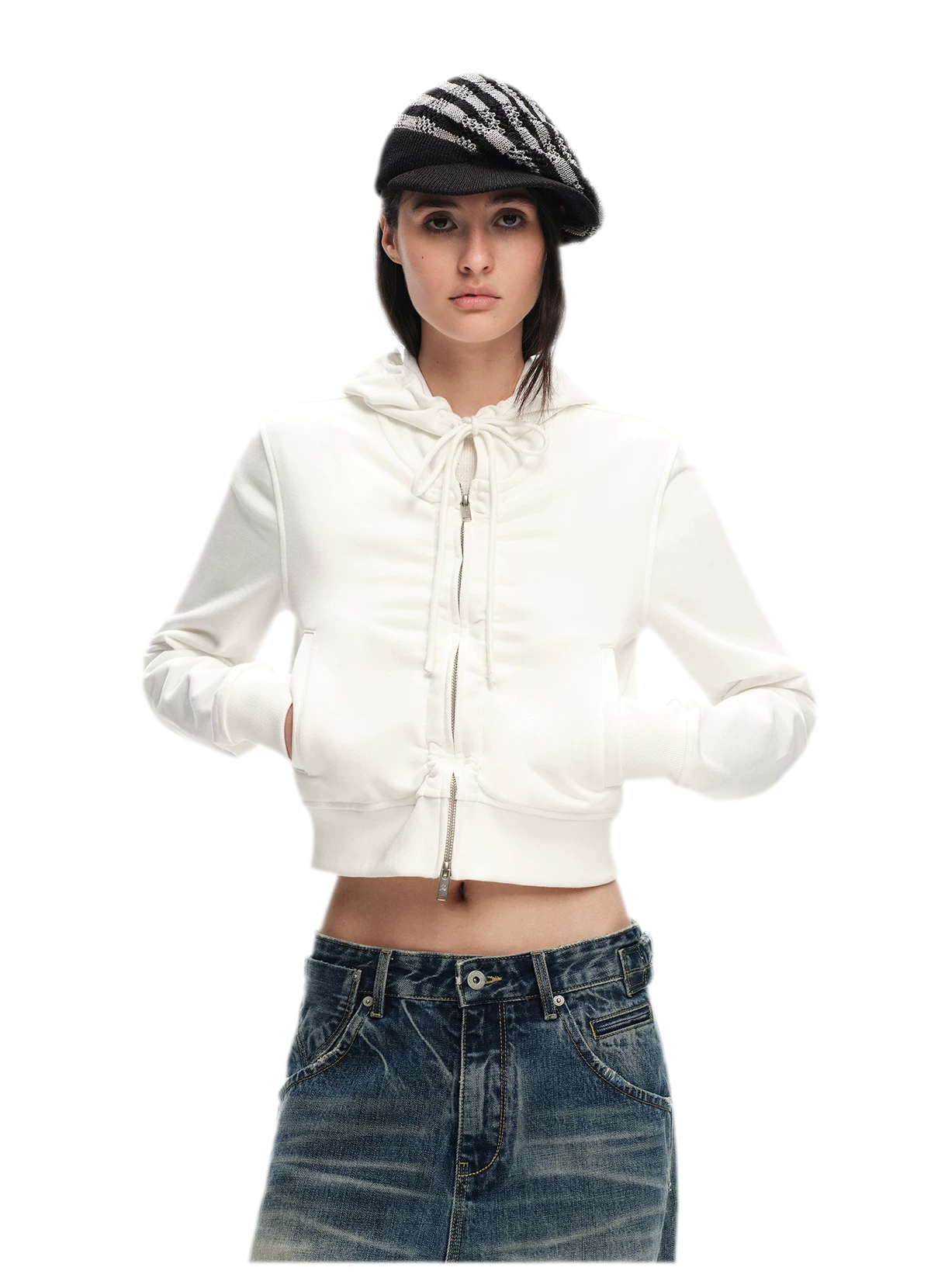 Washi Knit Short Brim Hat