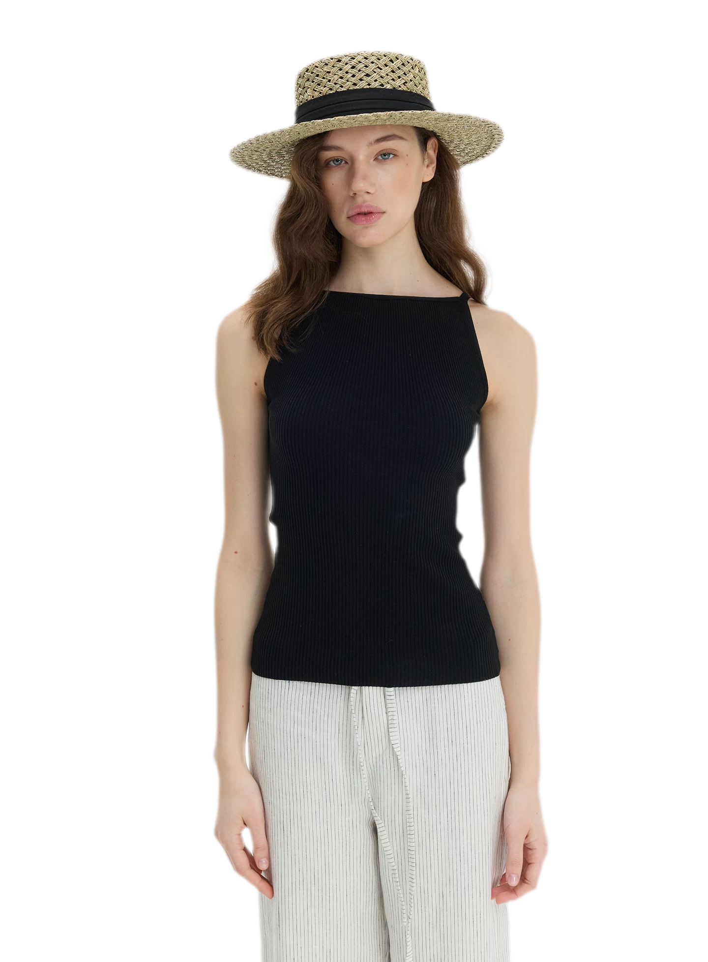 Lyocell Linen Ribbed Camisole