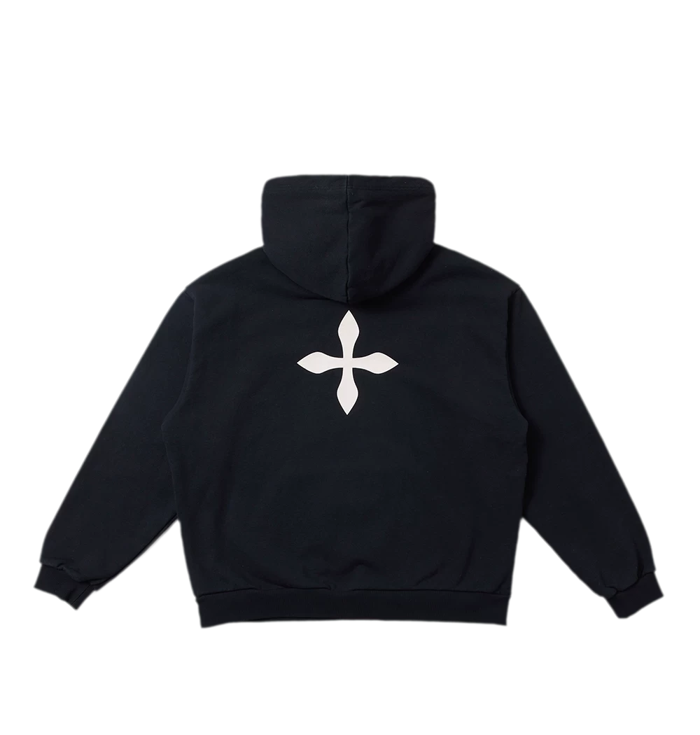 Cross Statue Oversized Hoodie