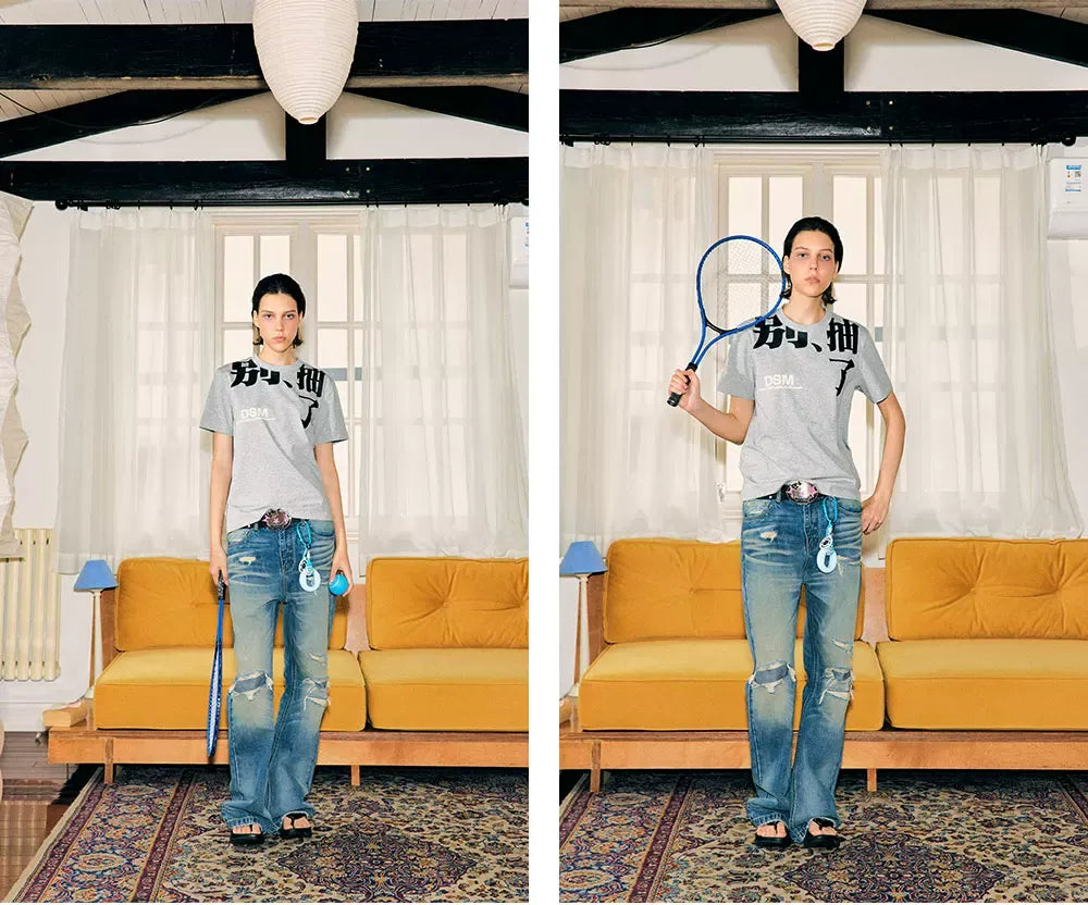 Sorona Graphic Shoulder T-Shirt