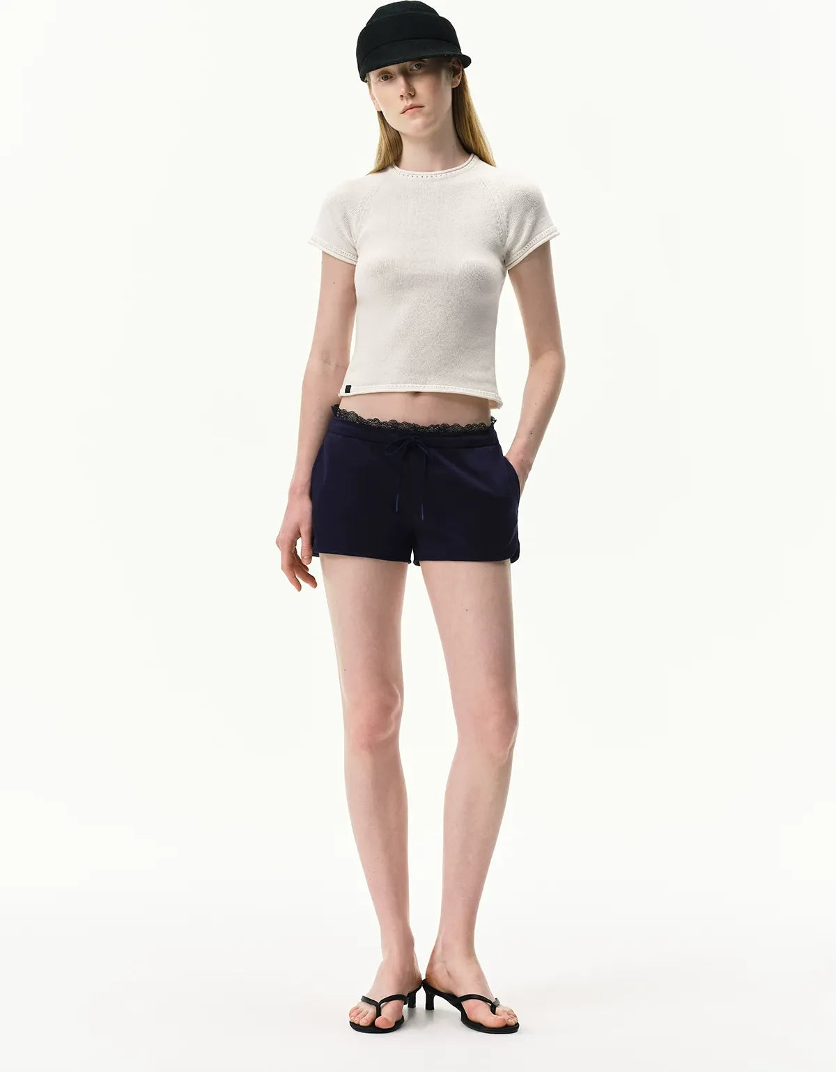 Lace Waist Shorts