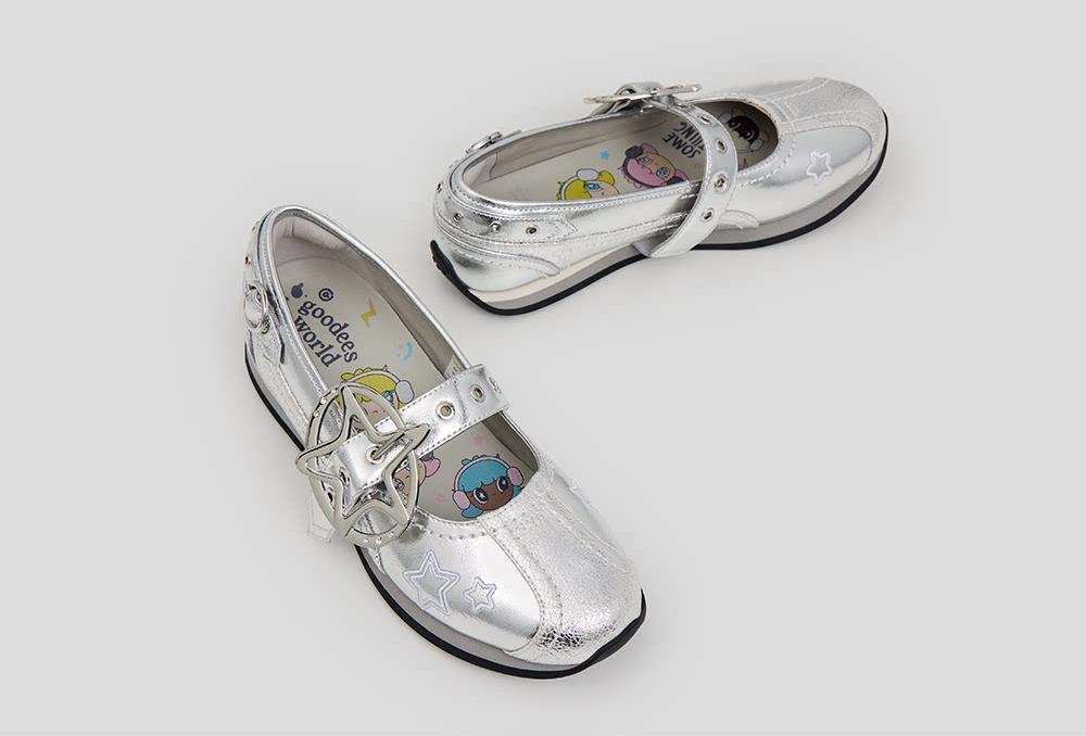 Star Buckle Mary Jane Shoes