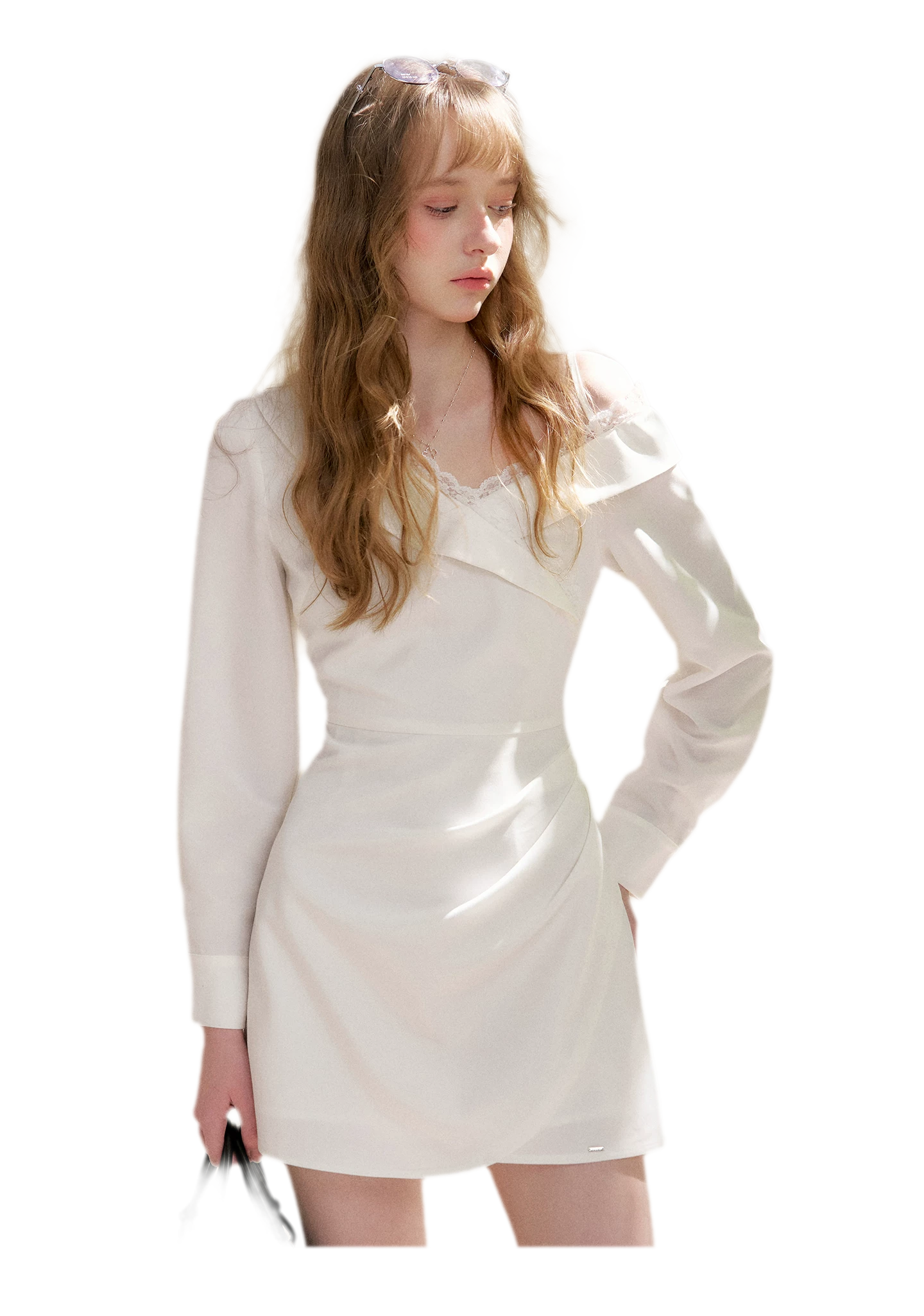 Romantic Encounter Lace Short Dress