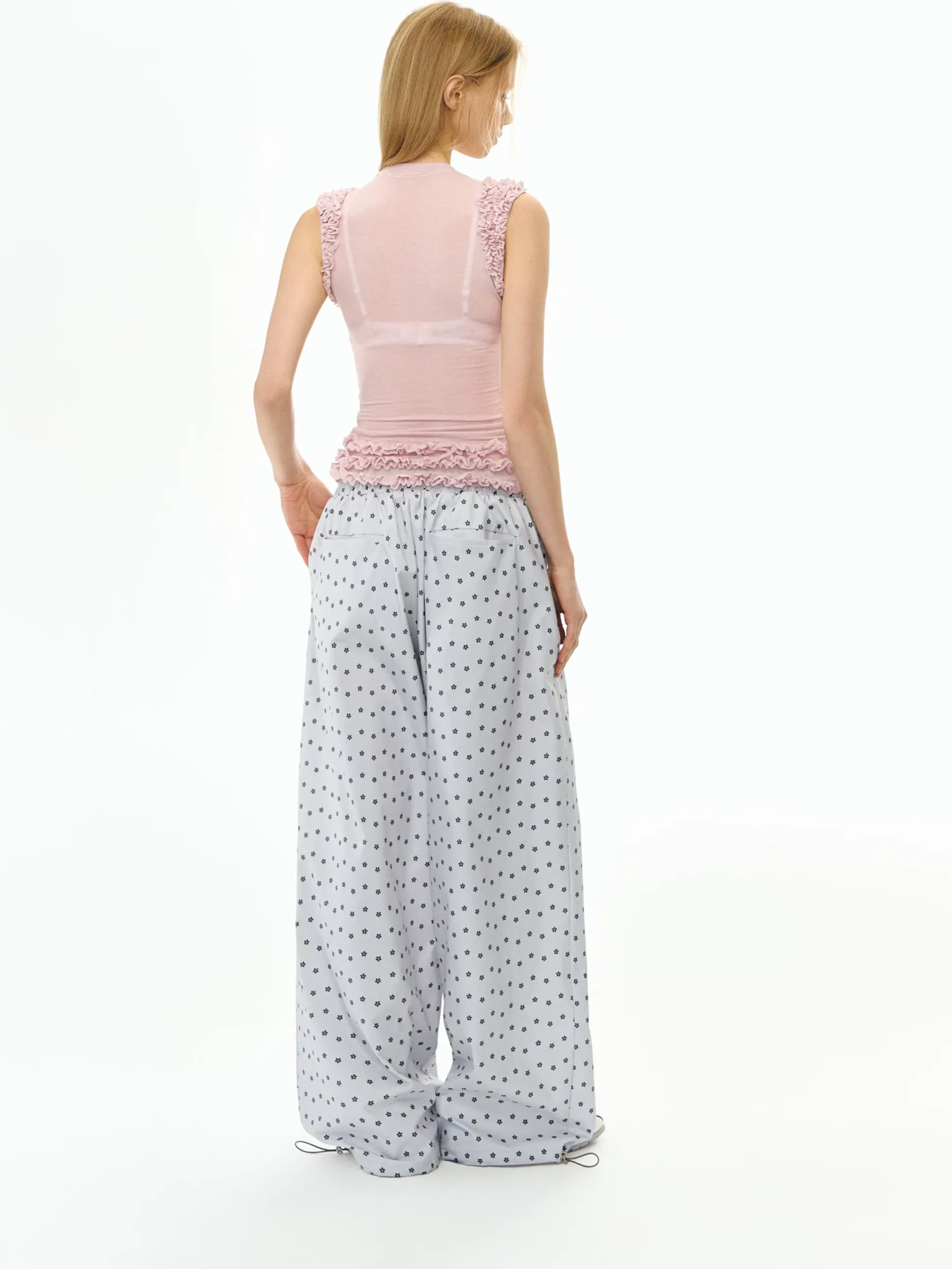 Layered Ruffle Knit Tee