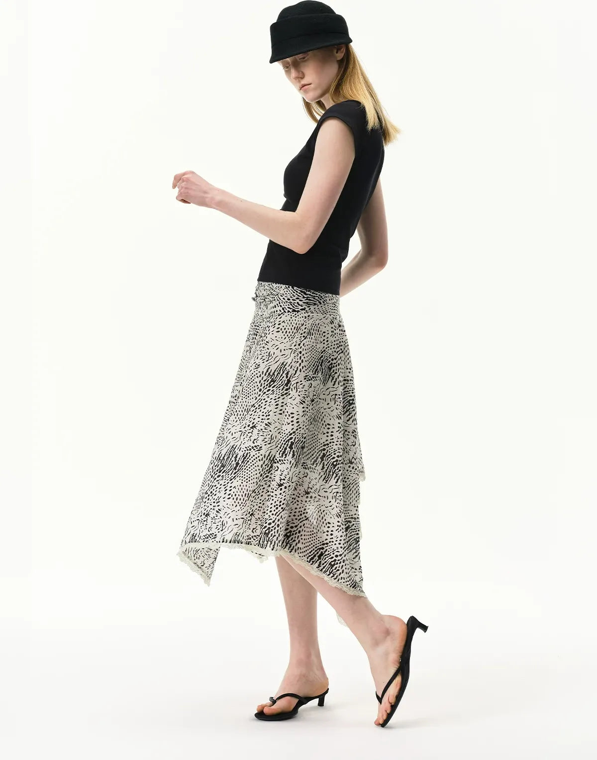 Zebra Lace Skirt