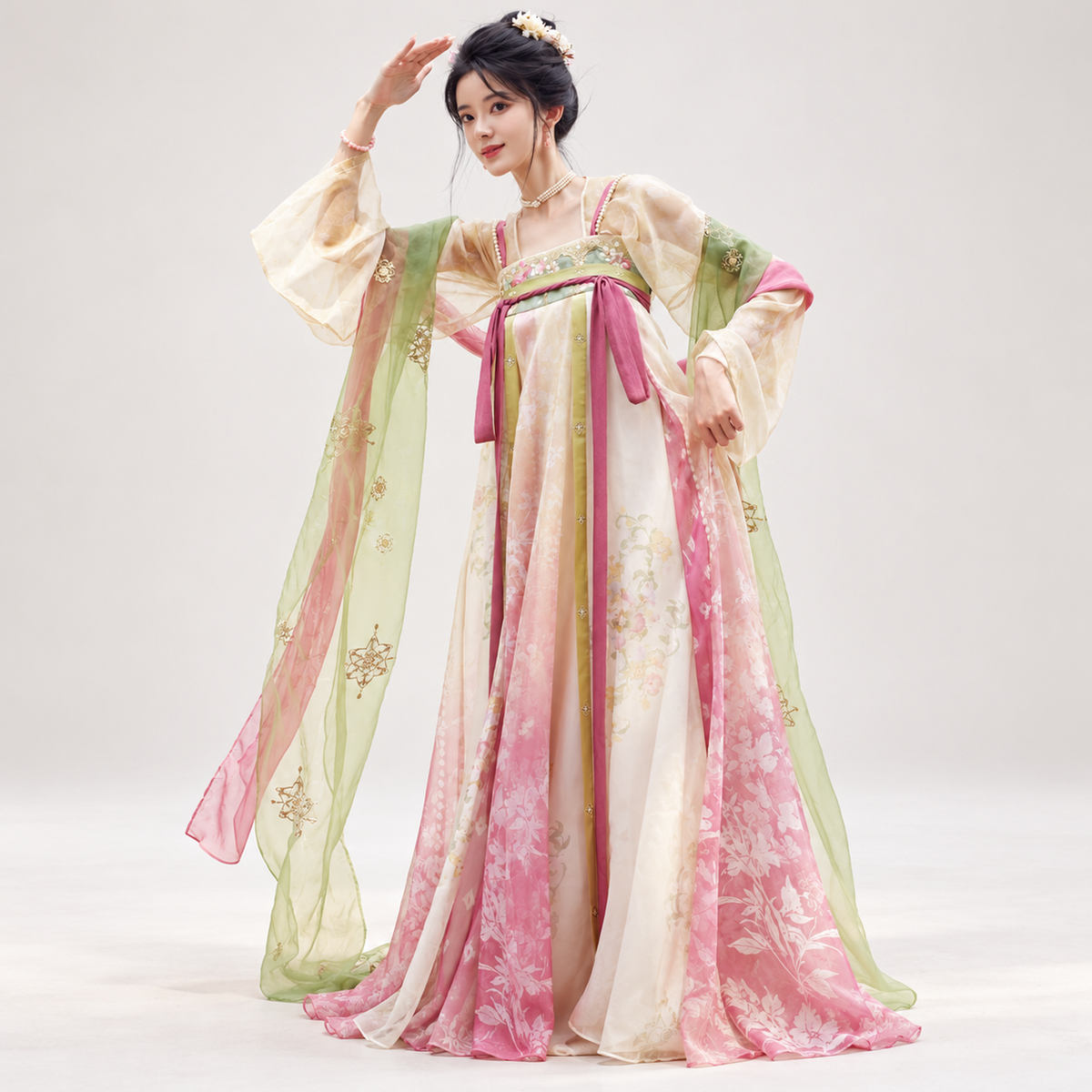 佩玉春风 Jade Spring Breeze Embroidered Pibo