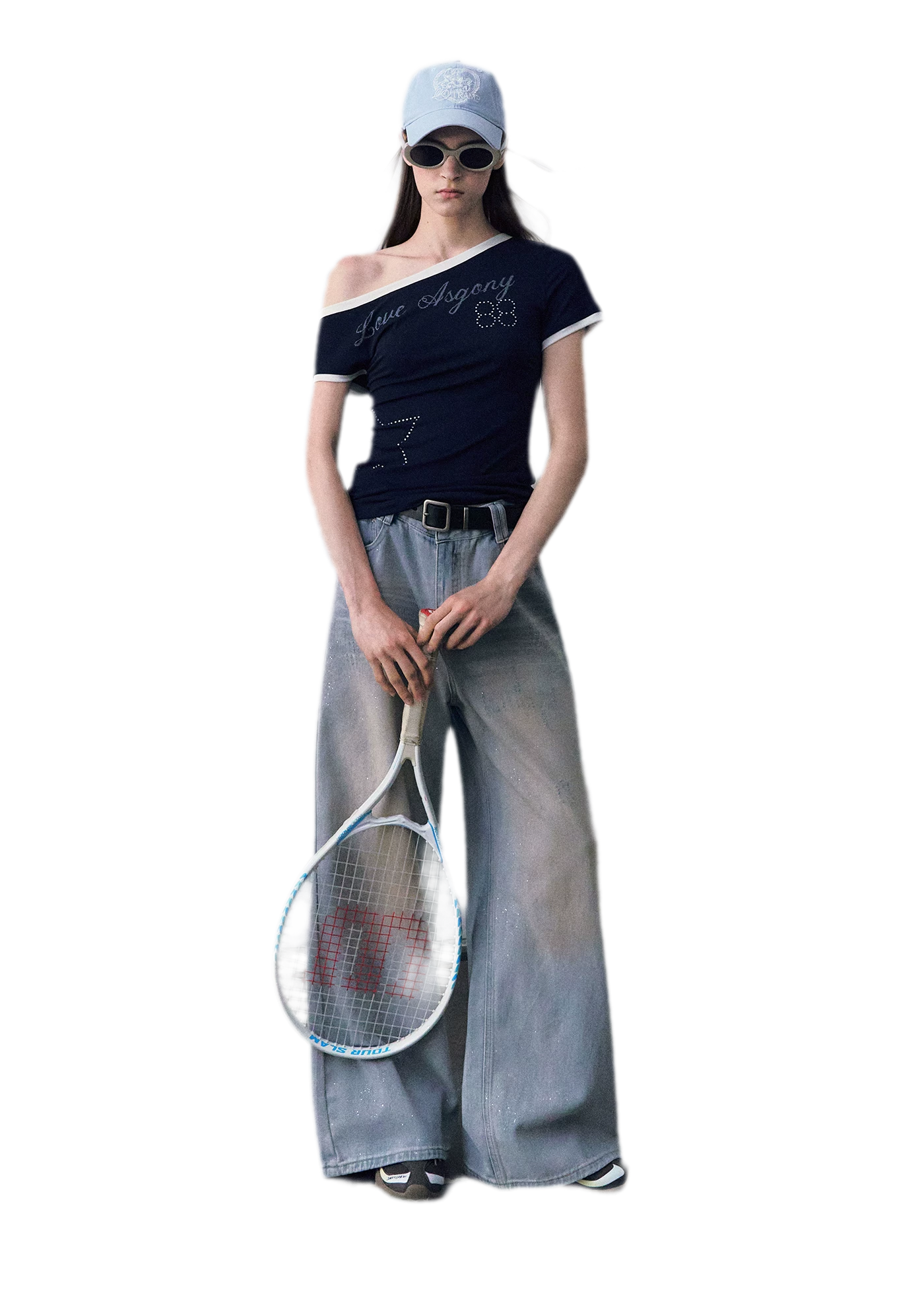 Lyocell Off-Shoulder Tee