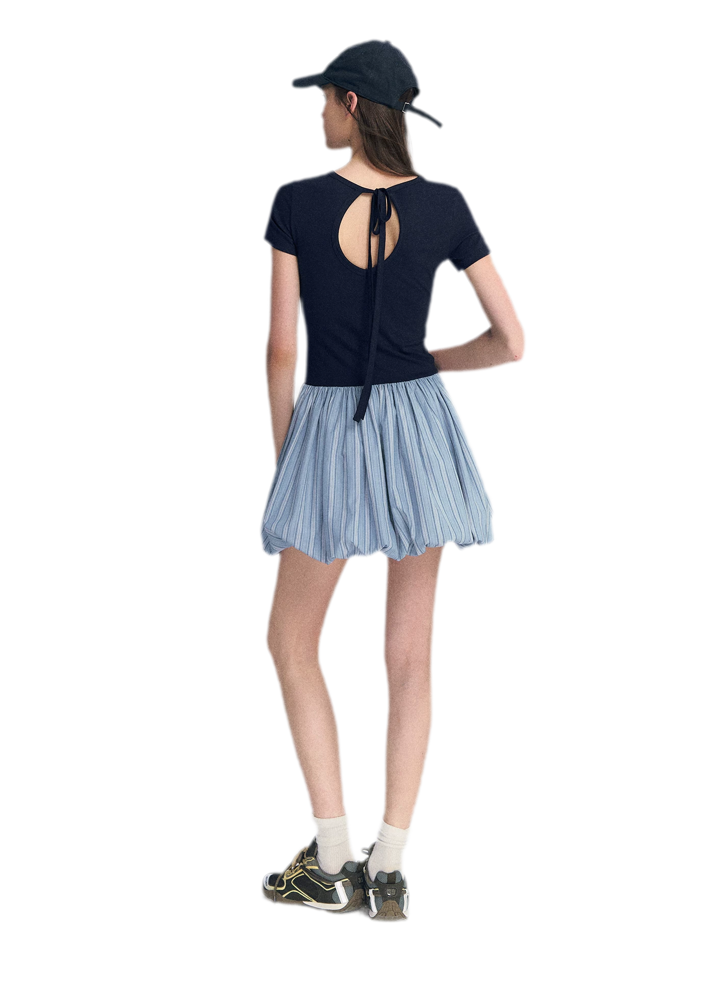 Cutout Tie Dress