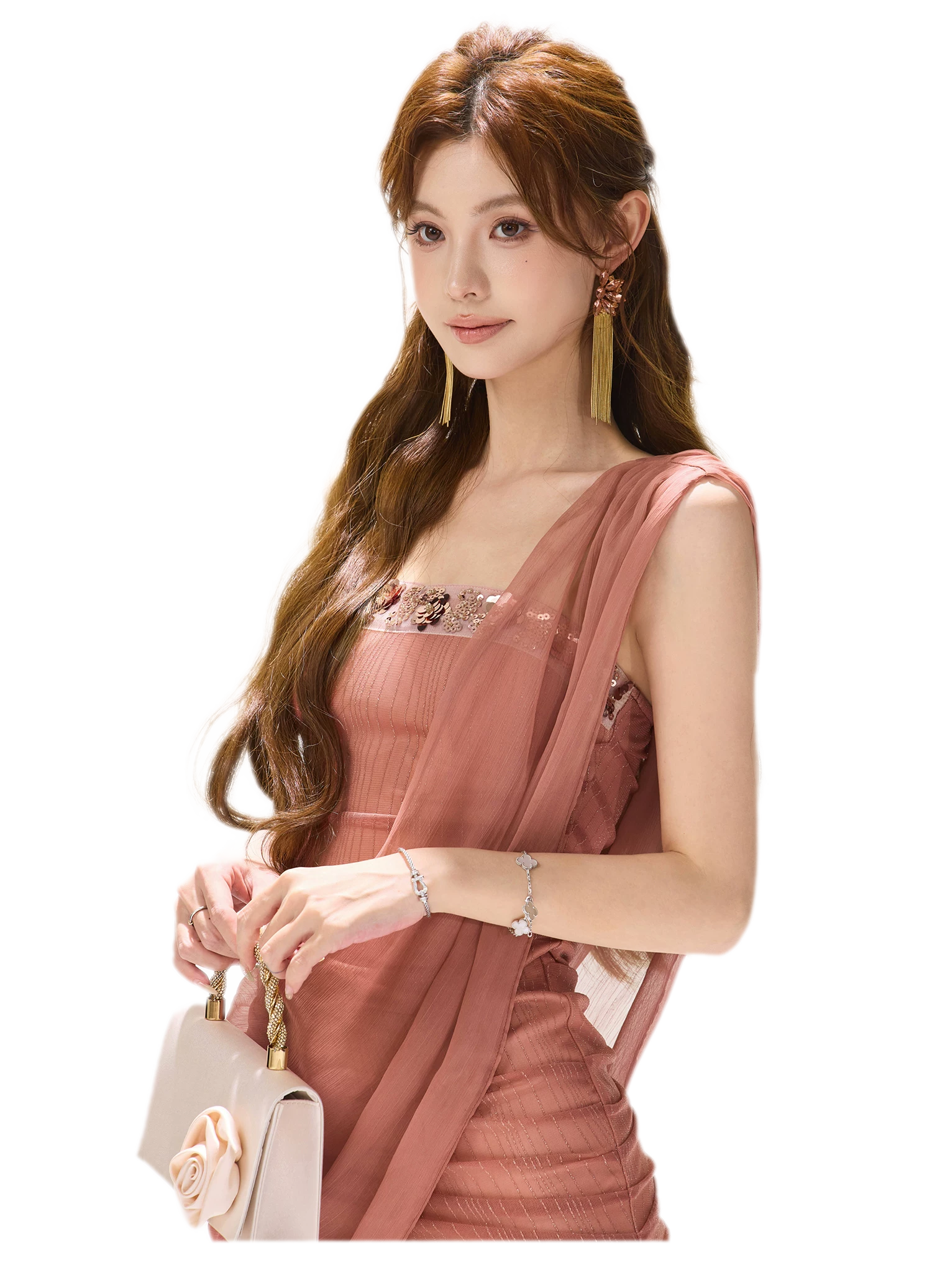 Mesh Lace Bustier Dress