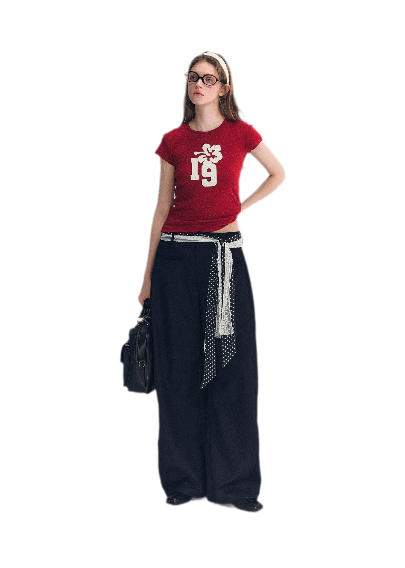 Lace Belt Pants