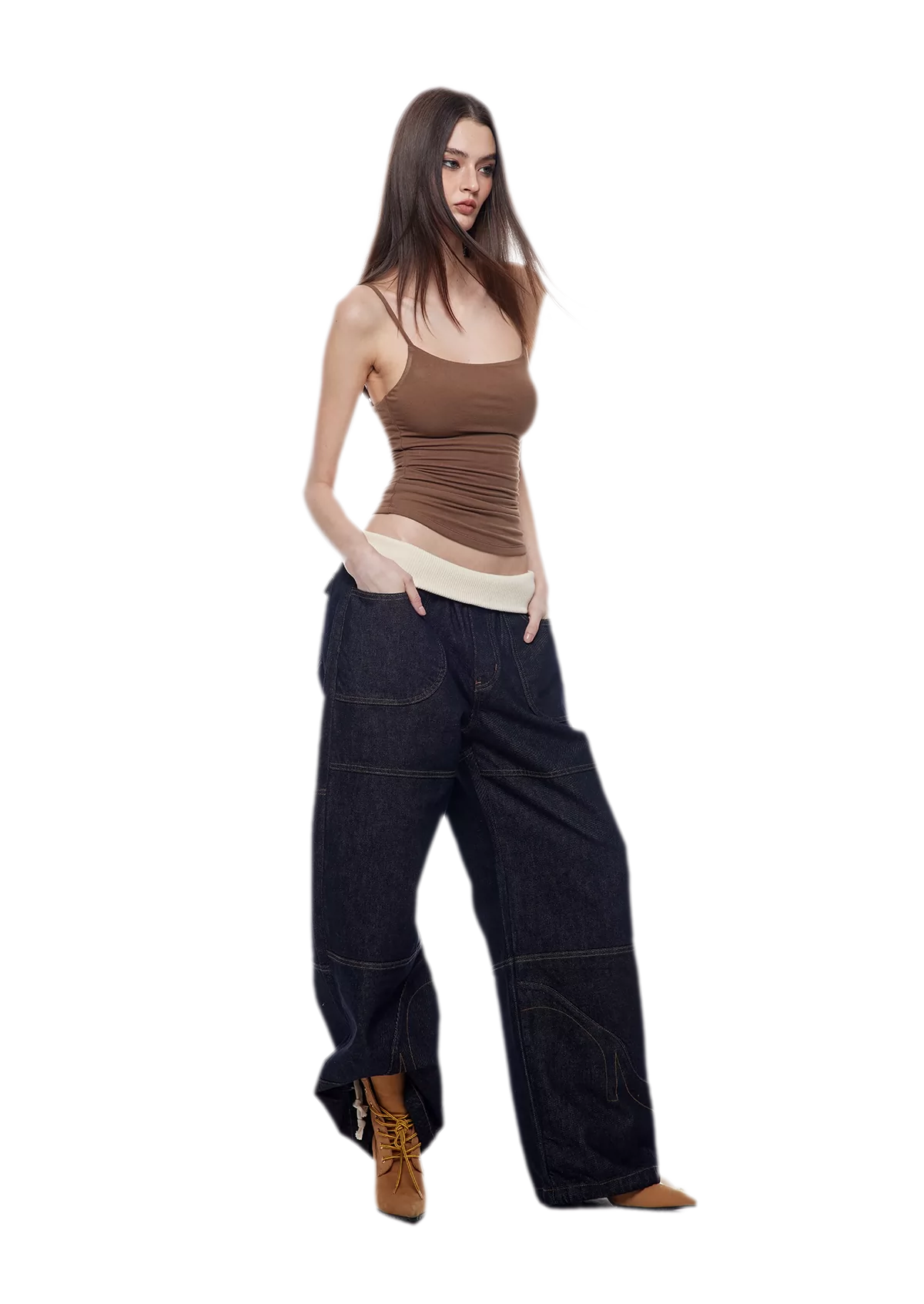 Layered Stretch Camisole Set