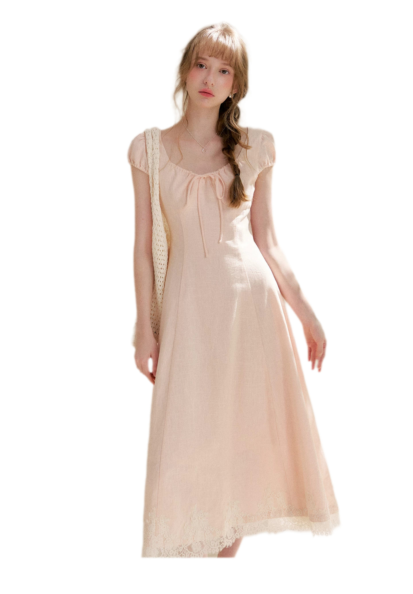 French Lace Long Dress