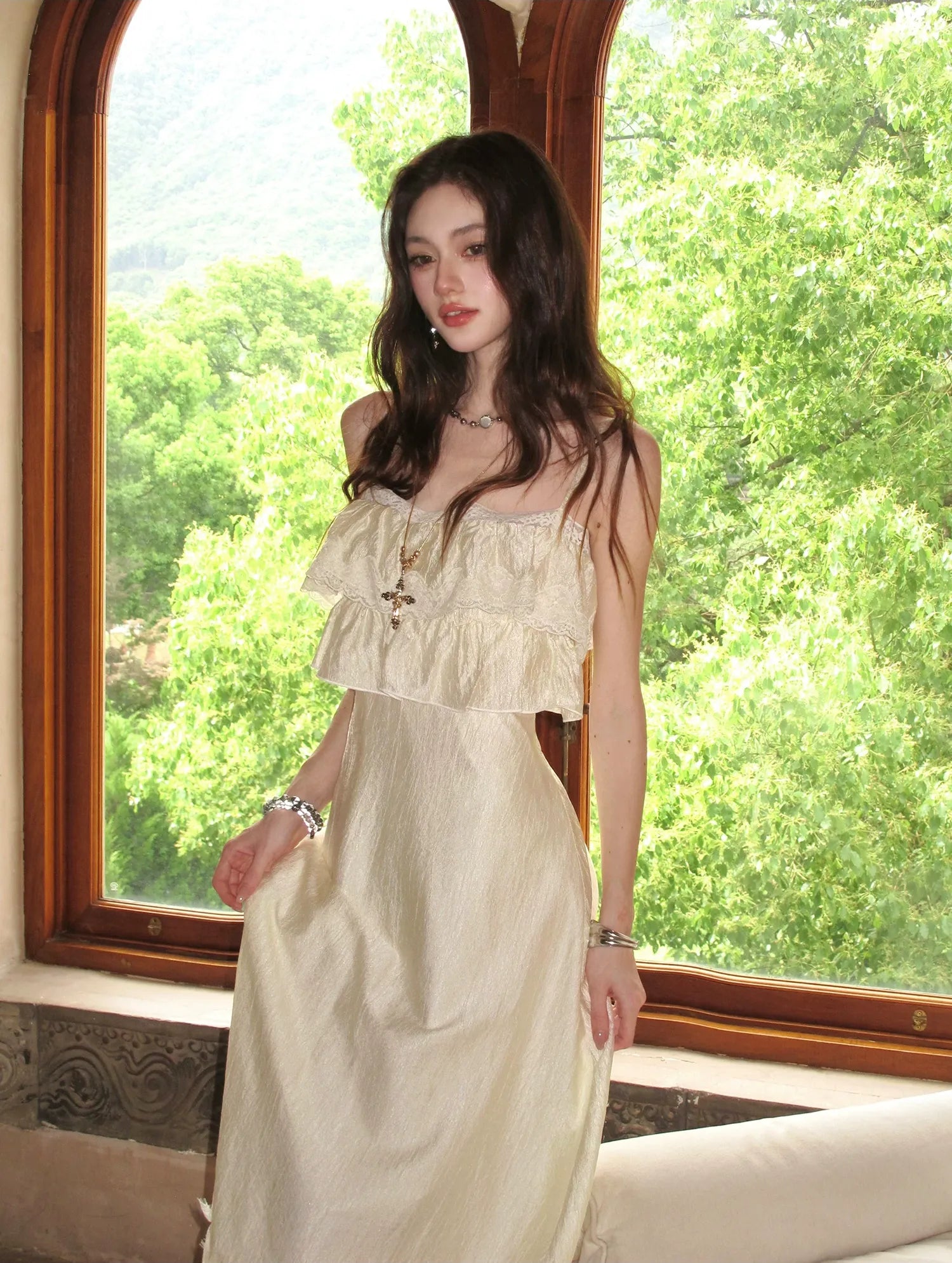 Lace Moonlight Maxi Dress