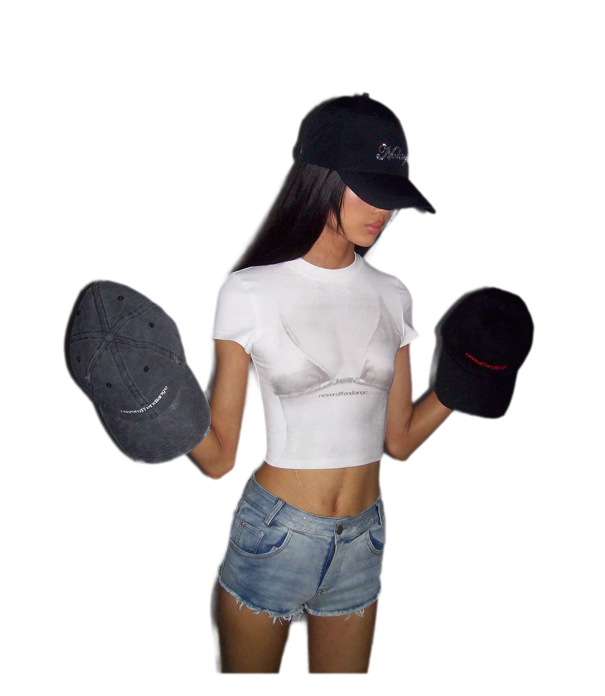 Crystal Silk Rhinestone Cap