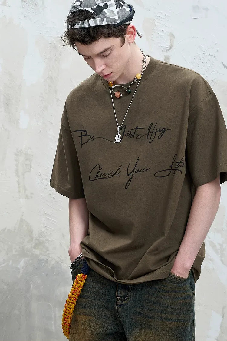 Cotton Oversized Printed T-Shirt
