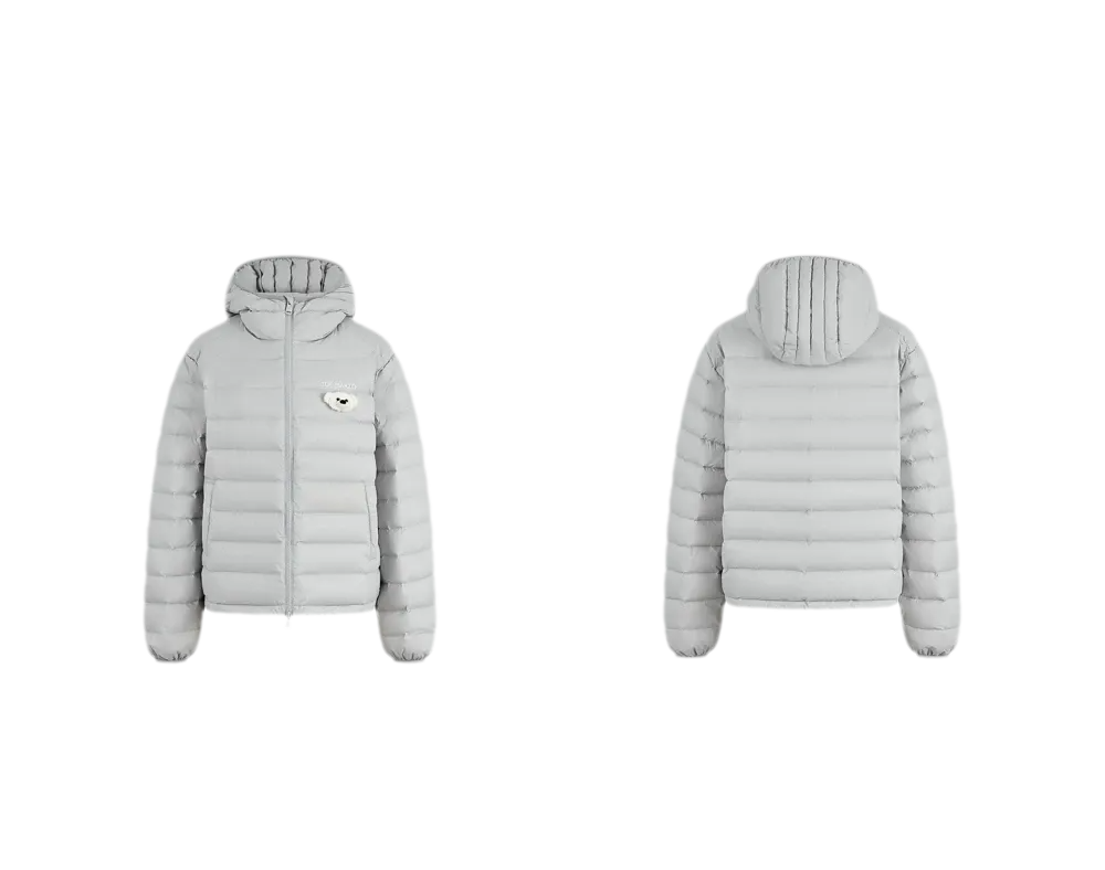 Quilted Hooded Lightweight Down Jacket