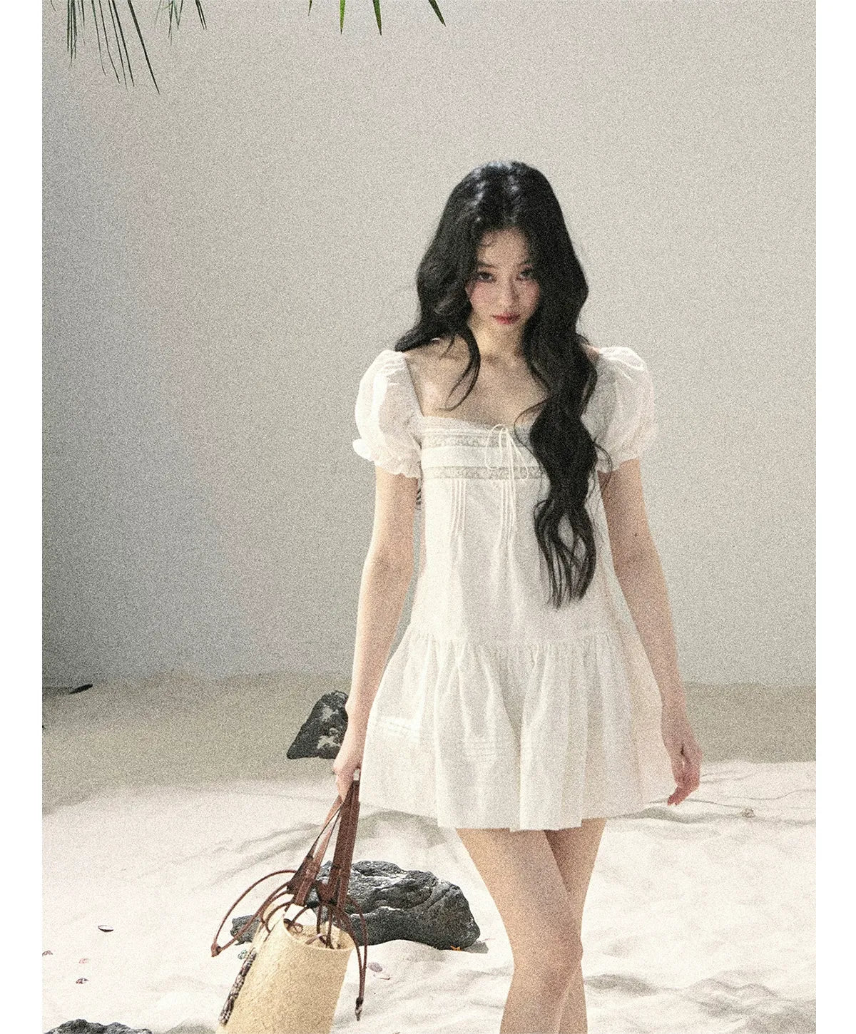Cloudy Lace Puff Dress